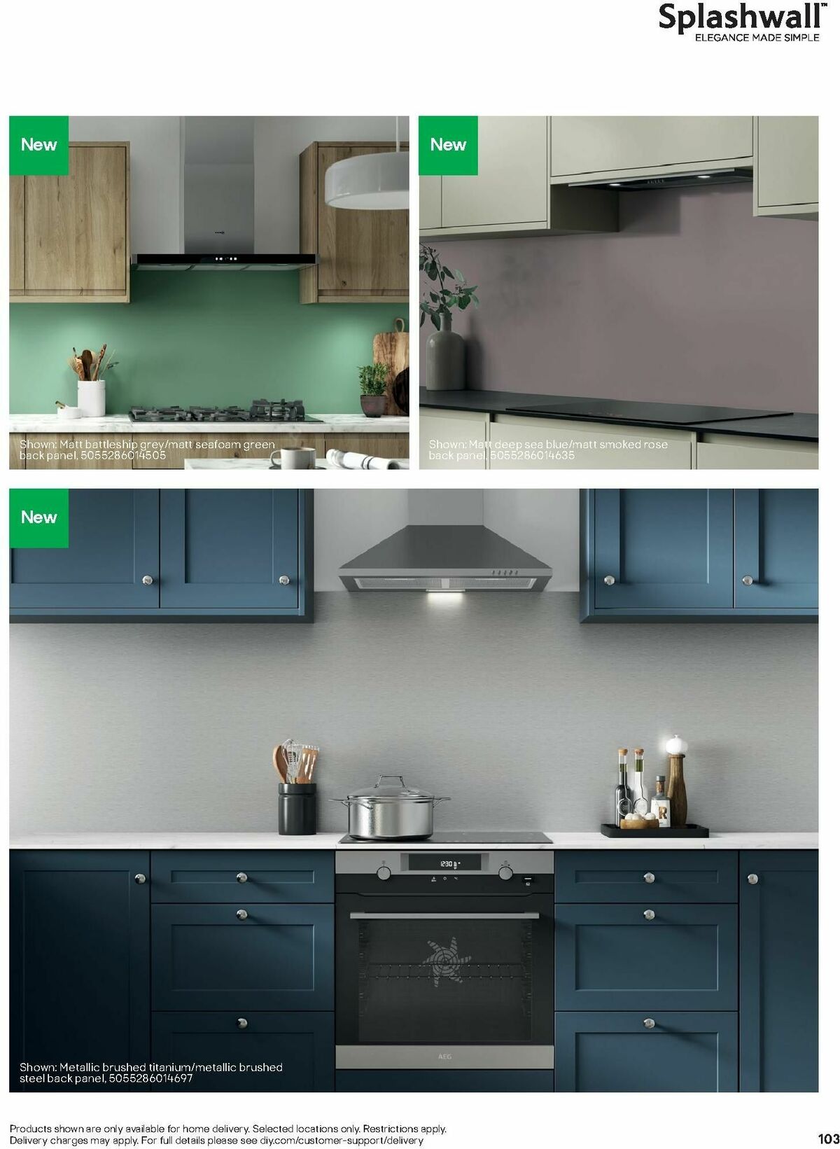 B&Q Kitchens Offers from 1 June