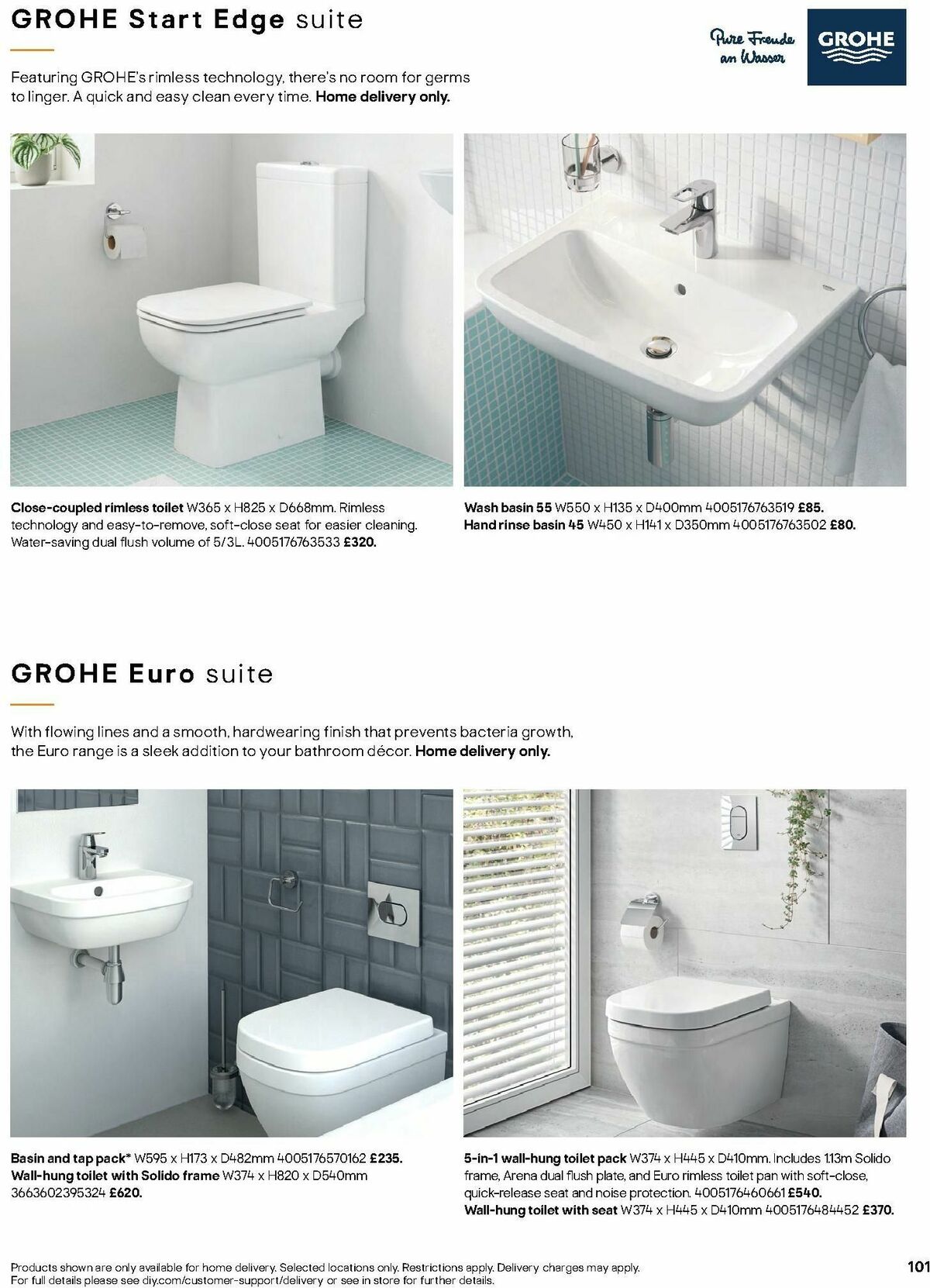 B&Q Bathrooms Offers from 1 July