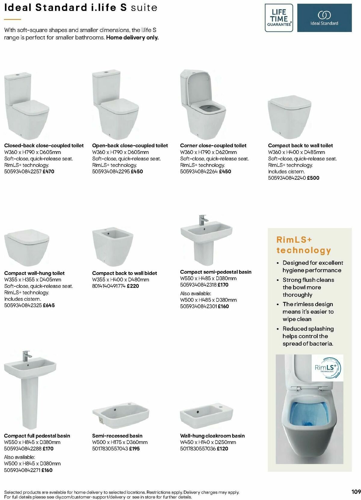 B&Q Bathrooms Offers from 1 July