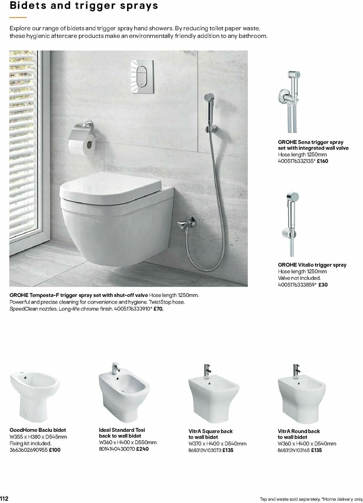 B&Q Bathrooms Offers from 1 July