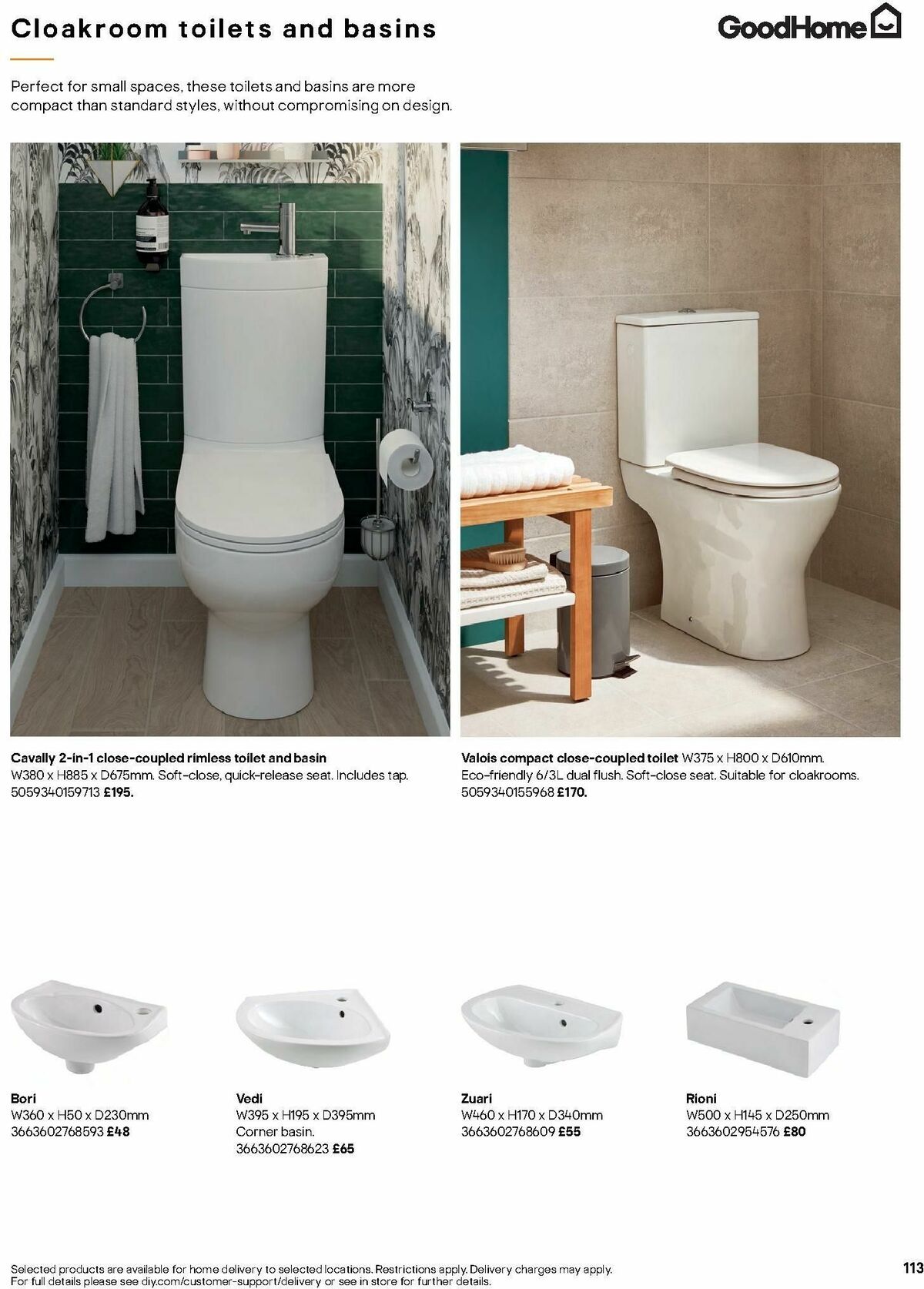 B&Q Bathrooms Offers from 1 July