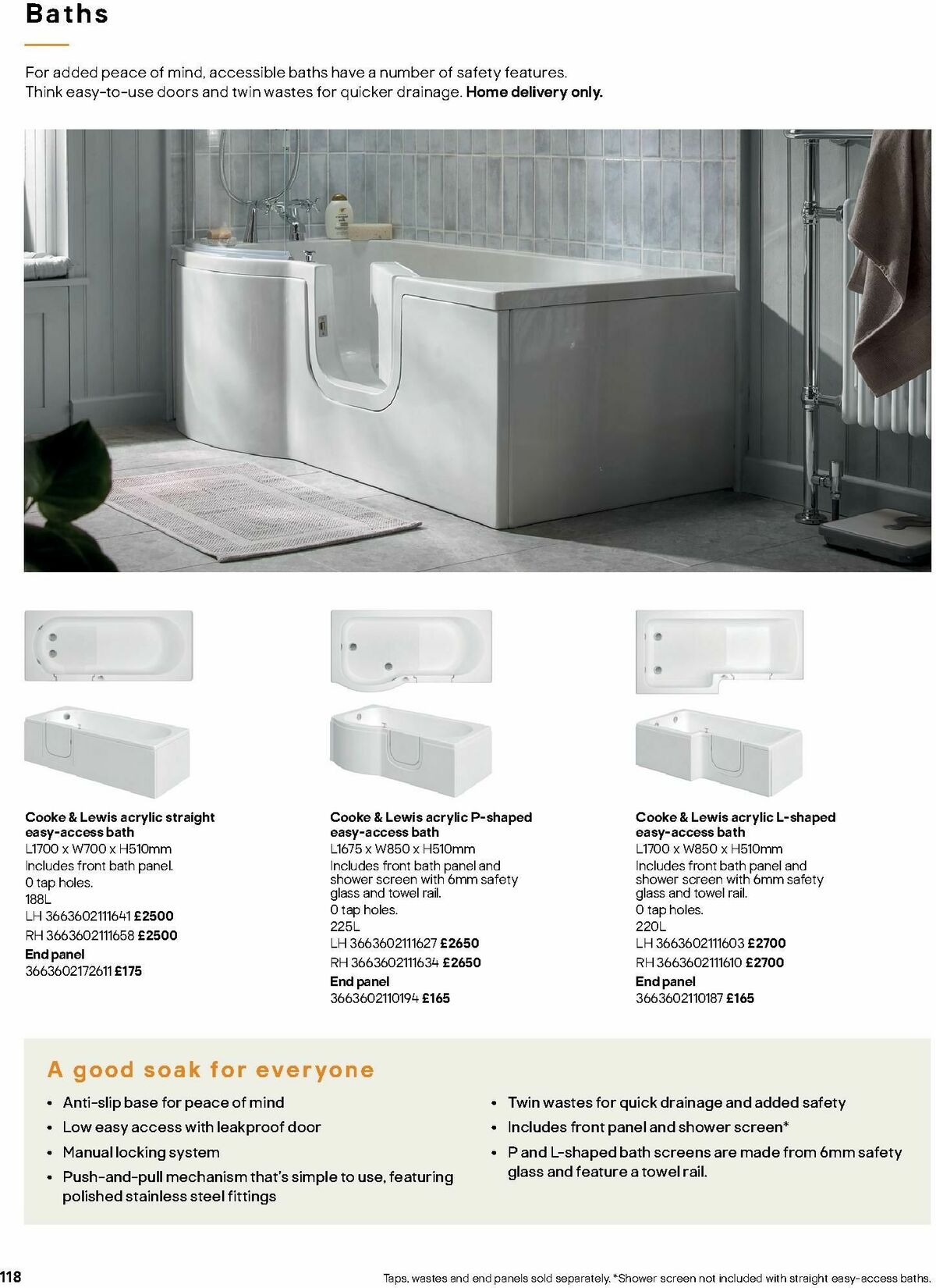 B&Q Bathrooms Offers from 1 July