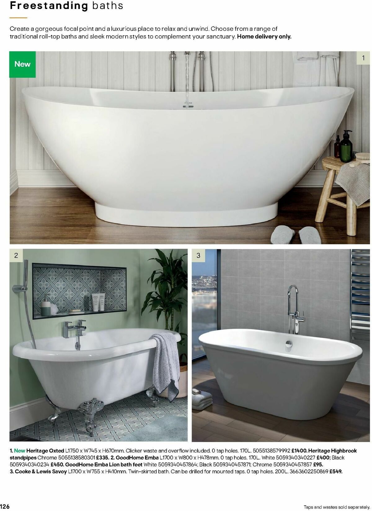 B&Q Bathrooms Offers from 1 July