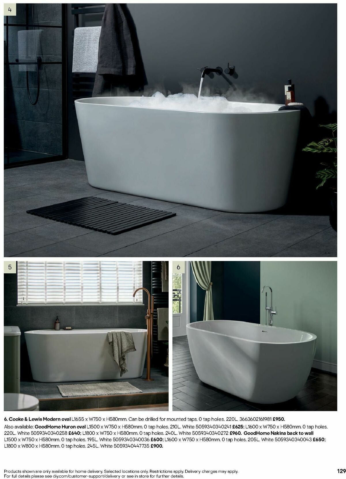 B&Q Bathrooms Offers from 1 July