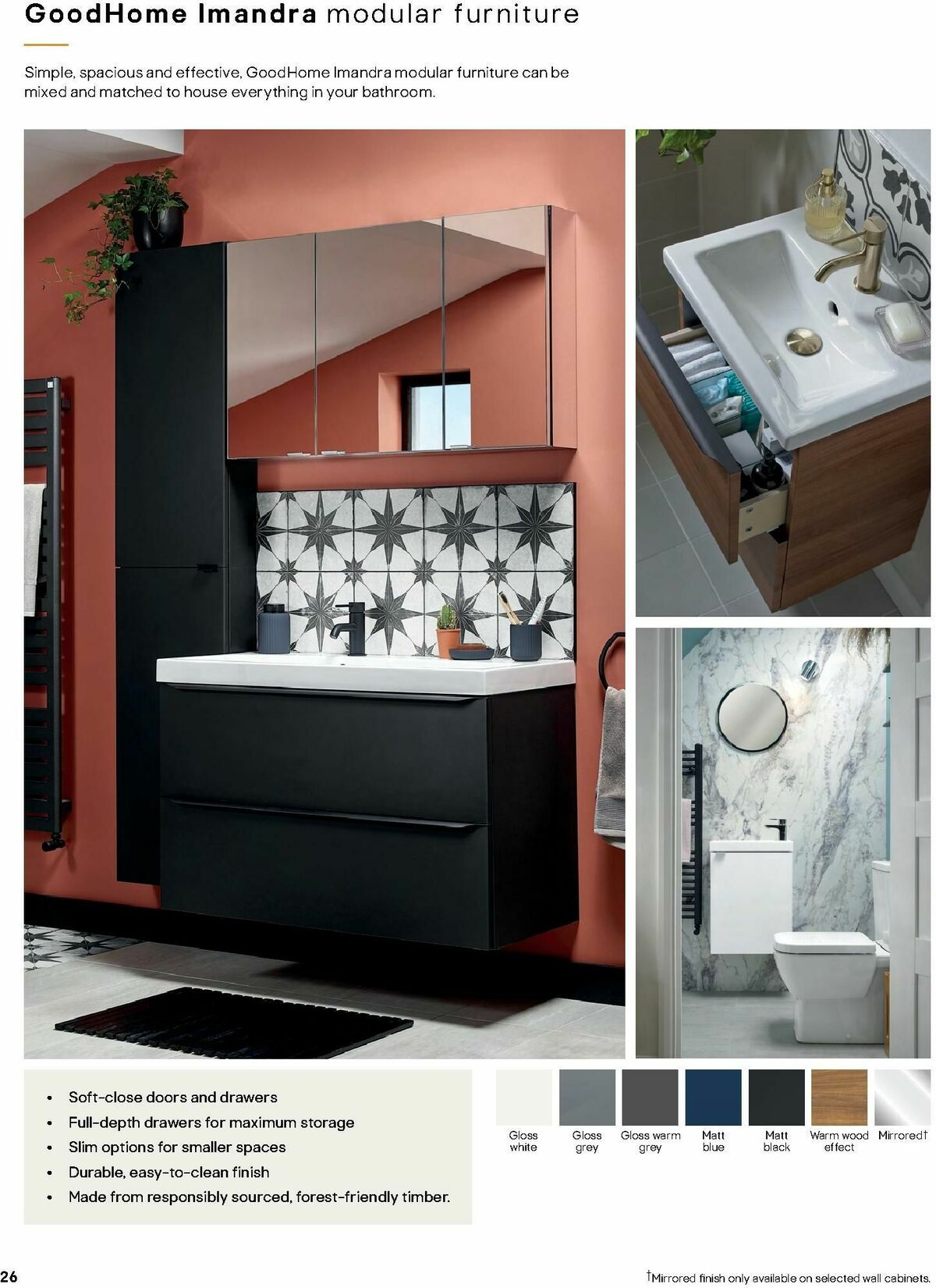 B&Q Bathrooms Offers from 1 July