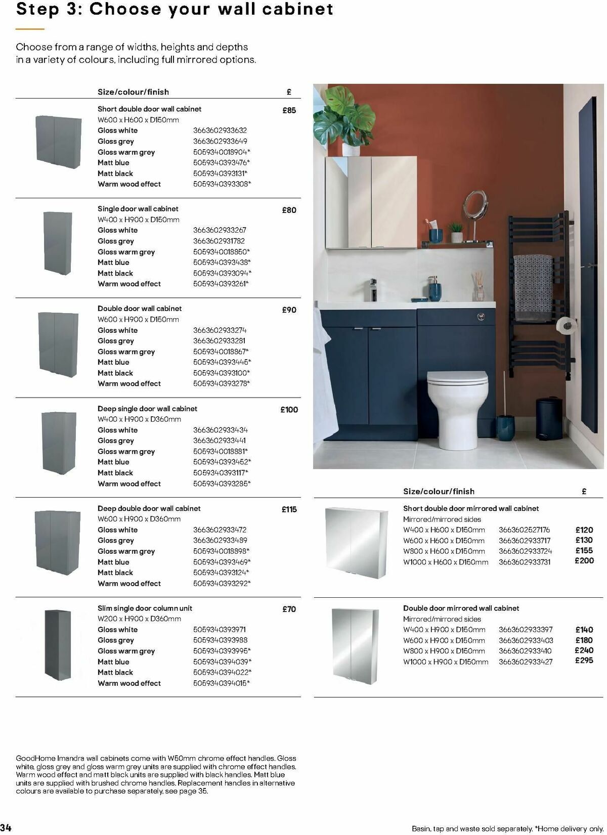 B&Q Bathrooms Offers from 1 July