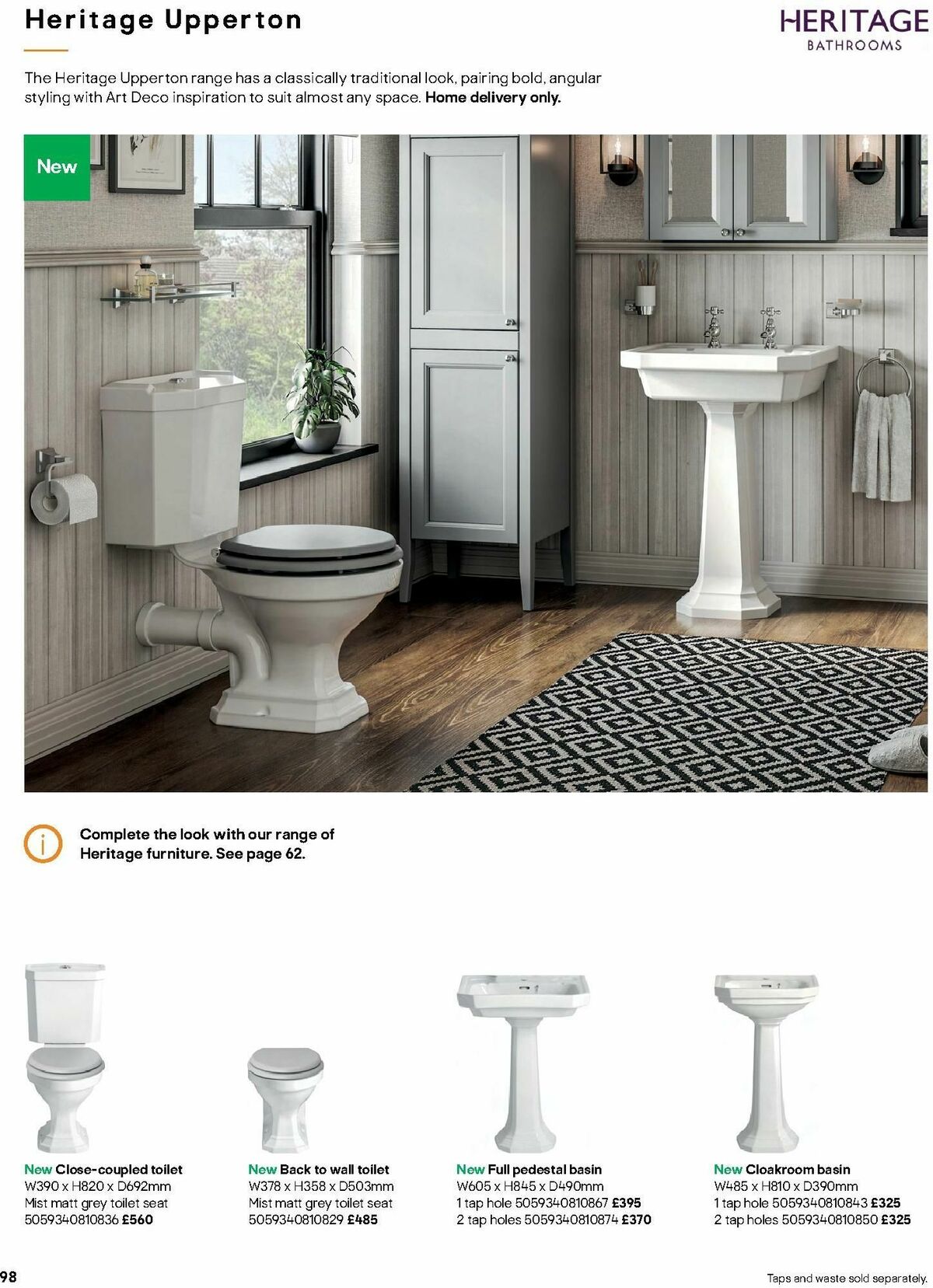 B&Q Bathrooms Offers from 1 July