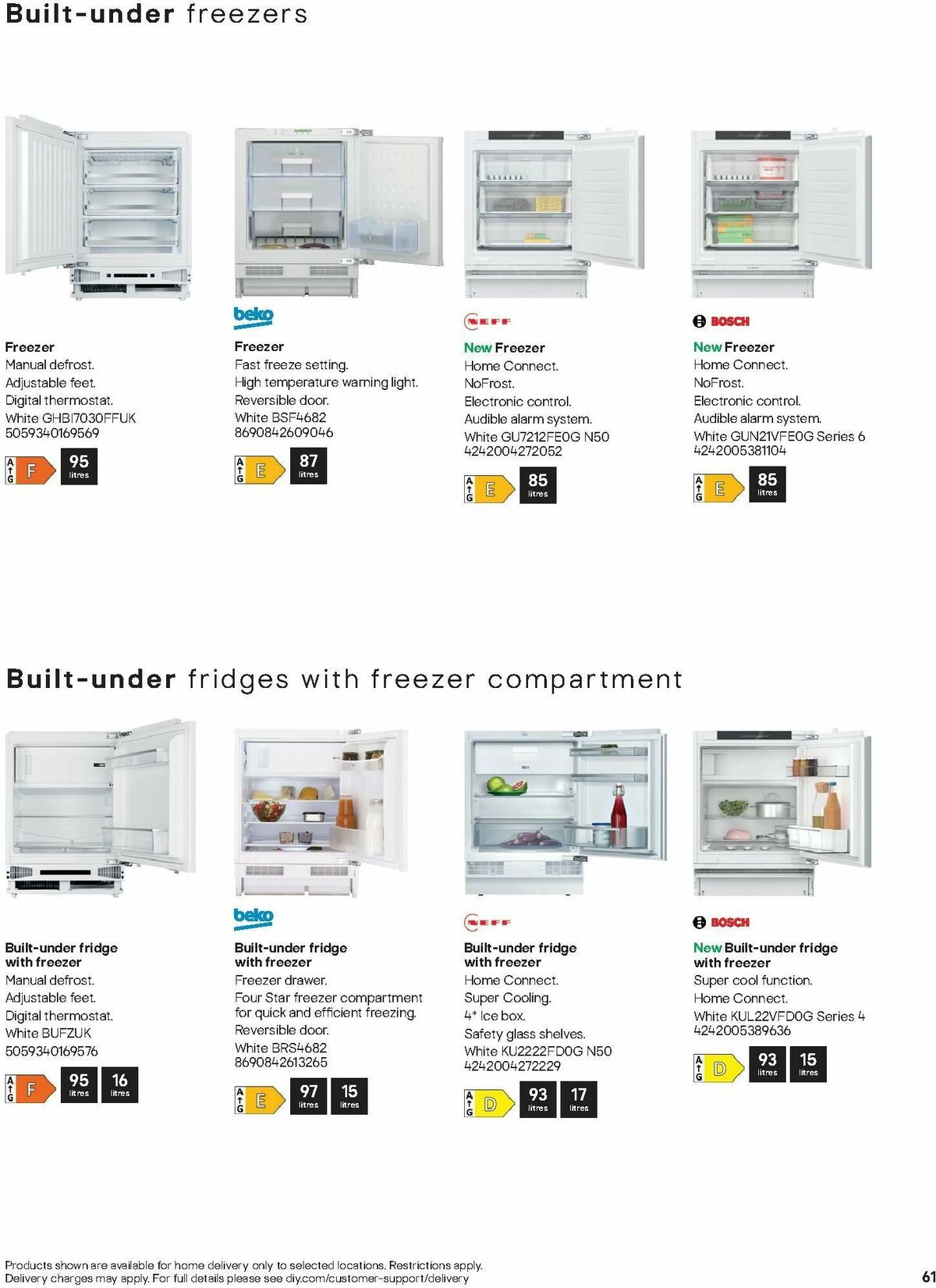 B&Q Appliances Offers from 1 June