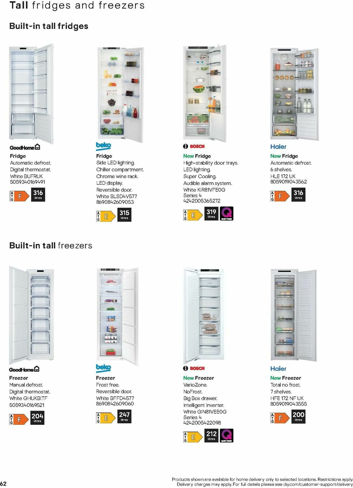 B&Q Appliances Offers from 1 June