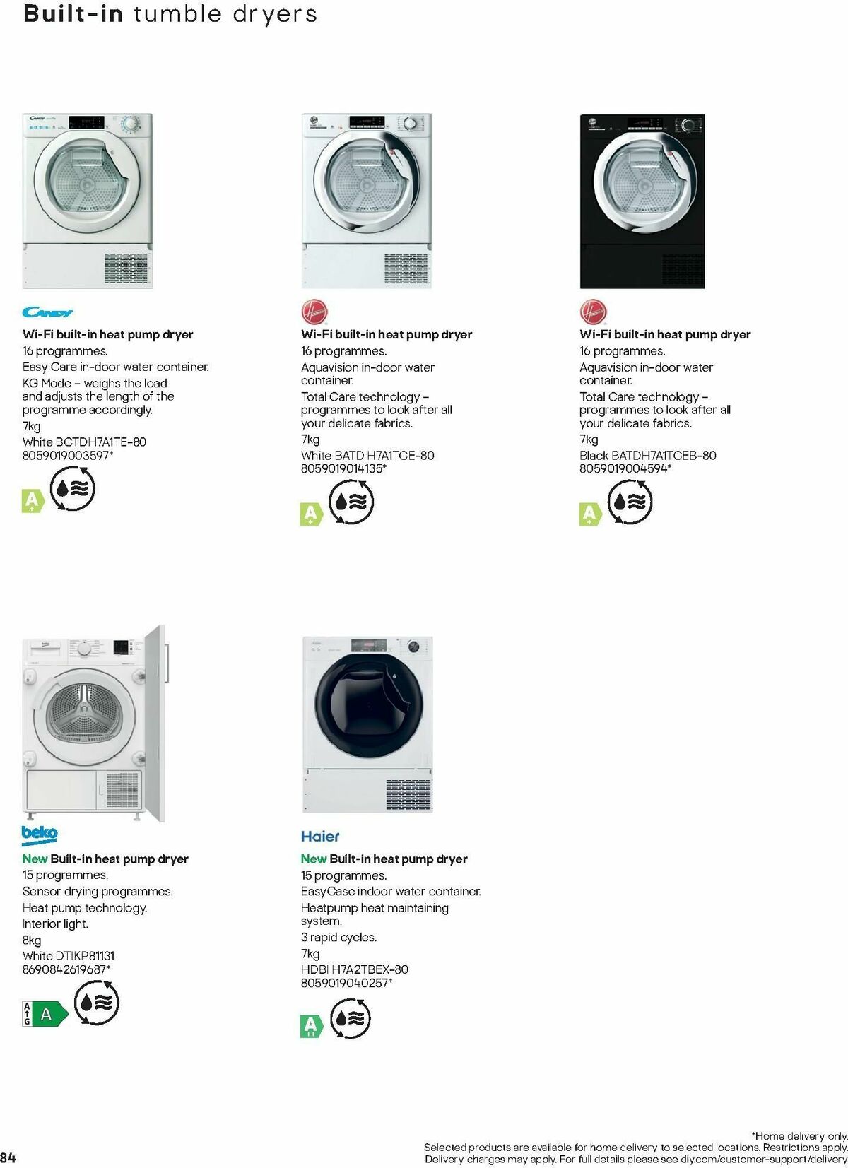 B&Q Appliances Offers from 1 June