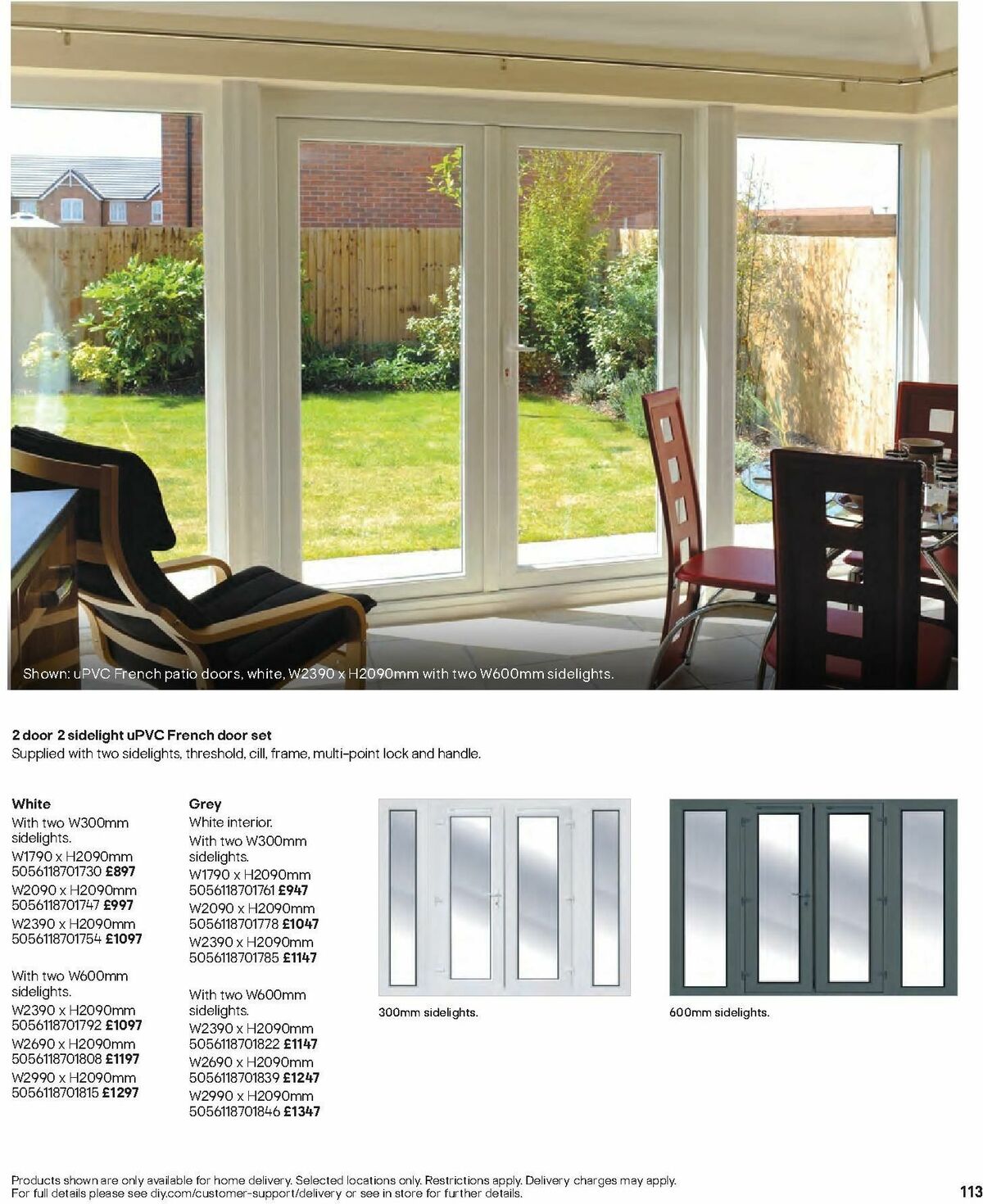 B&Q Doors, Windows & Interiors Offers from 1 October