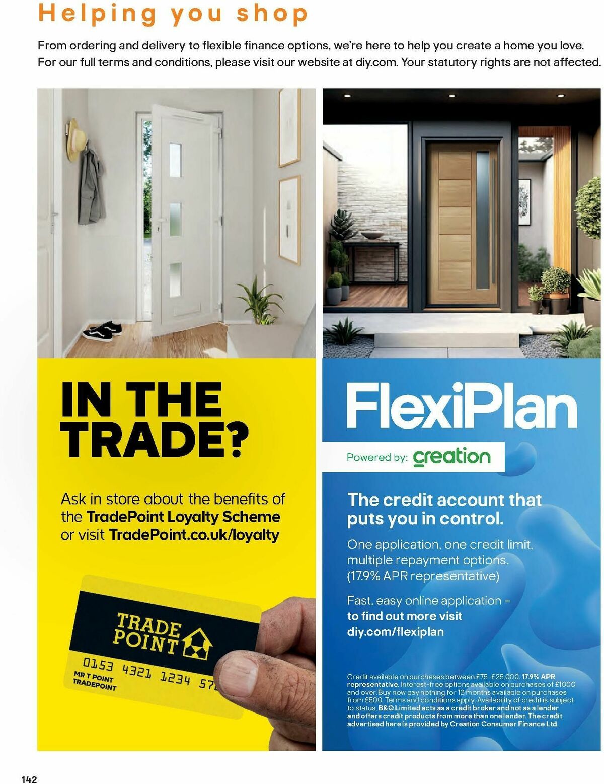 B&Q Doors, Windows & Interiors Offers from 1 October