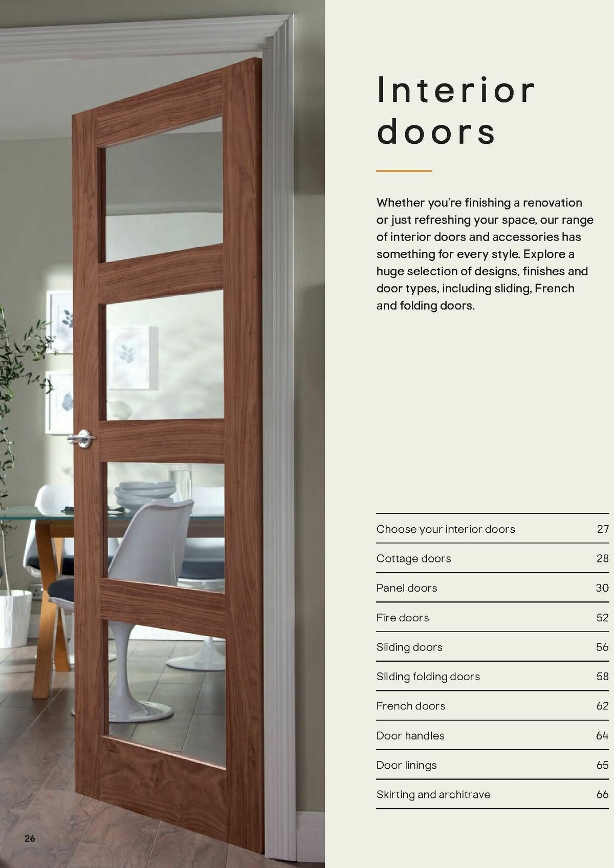 B&Q Doors, Windows & Interiors Offers from 1 October