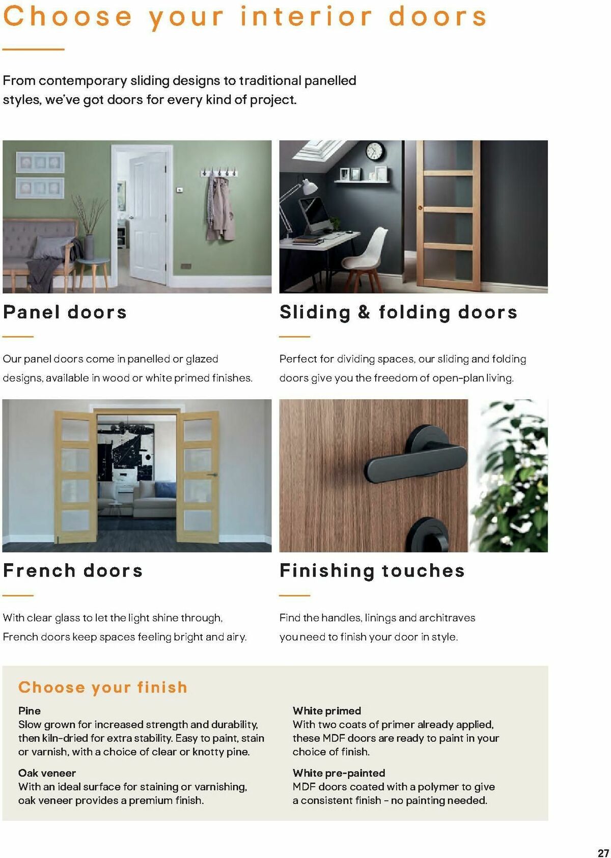 B&Q Doors, Windows & Interiors Offers from 1 October