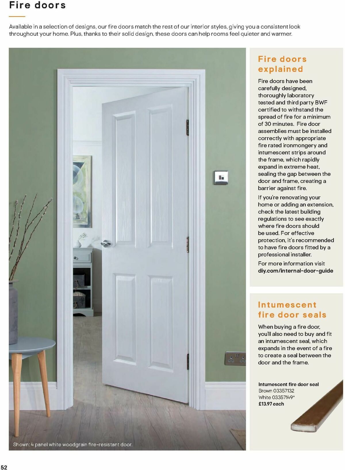 B&Q Doors, Windows & Interiors Offers from 1 October