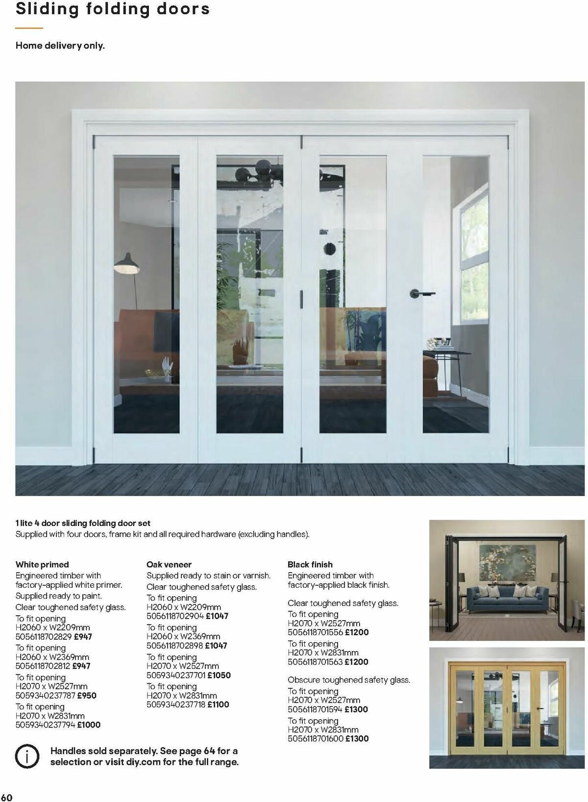 B&Q Doors, Windows & Interiors Offers from 1 October