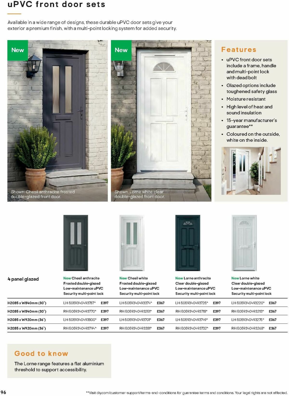 B&Q Doors, Windows & Interiors Offers from 1 October