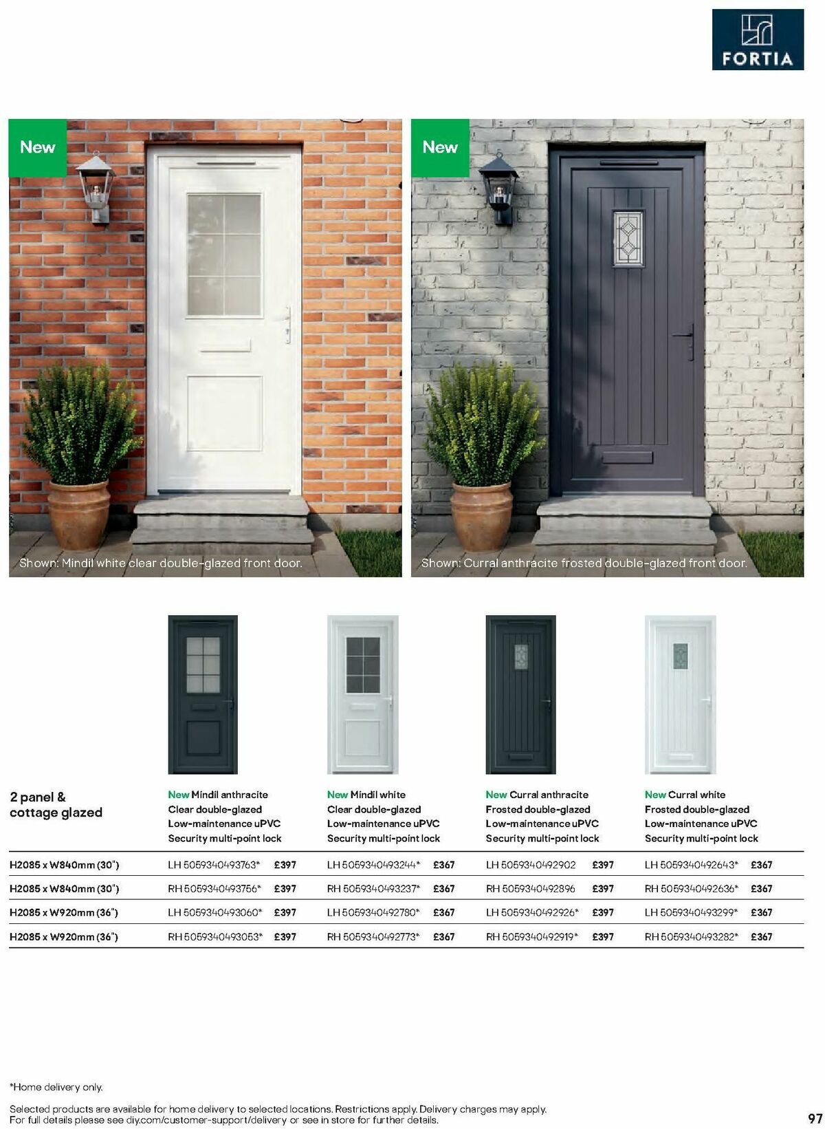 B&Q Doors, Windows & Interiors Offers from 1 October