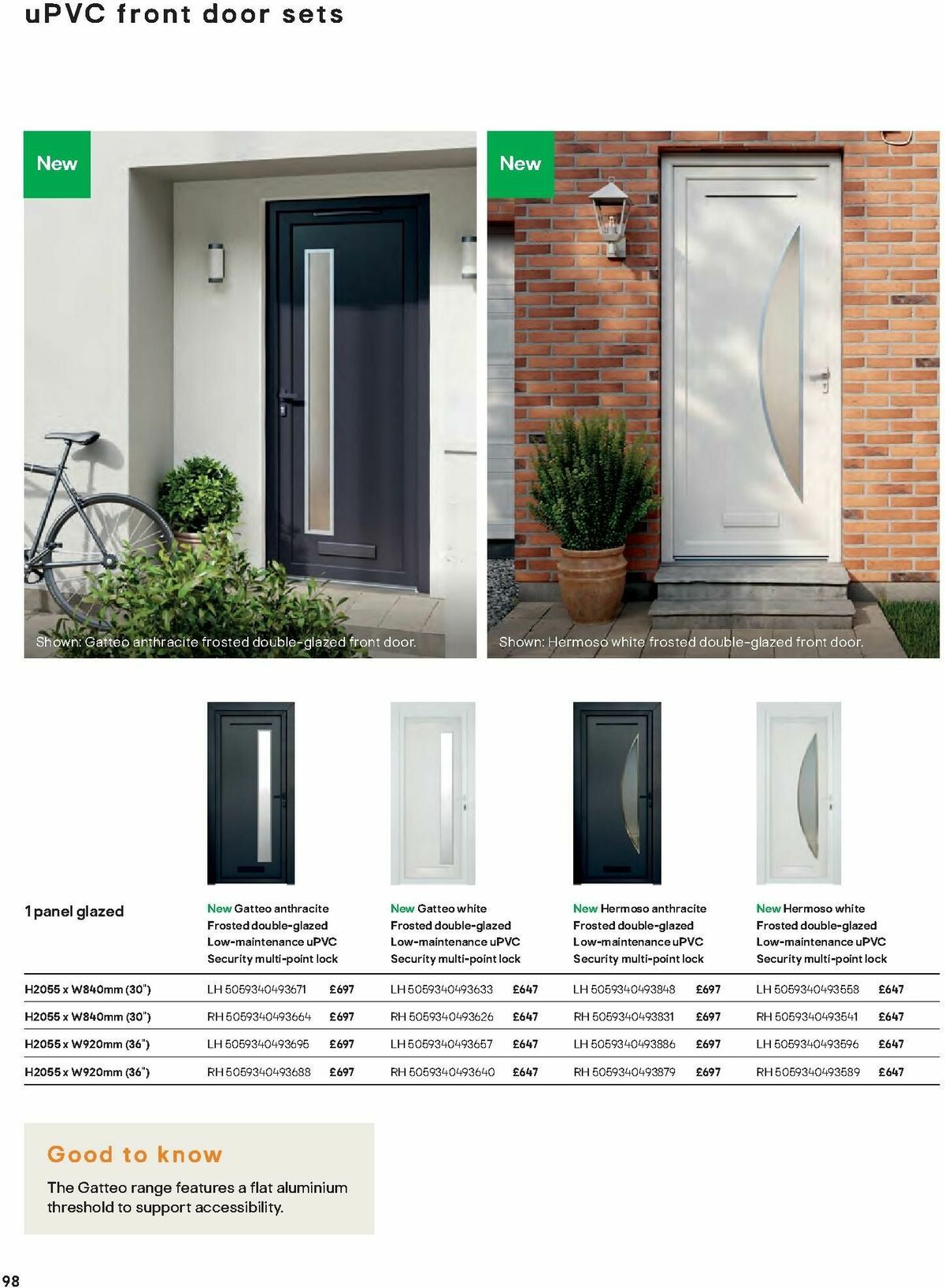 B&Q Doors, Windows & Interiors Offers from 1 October