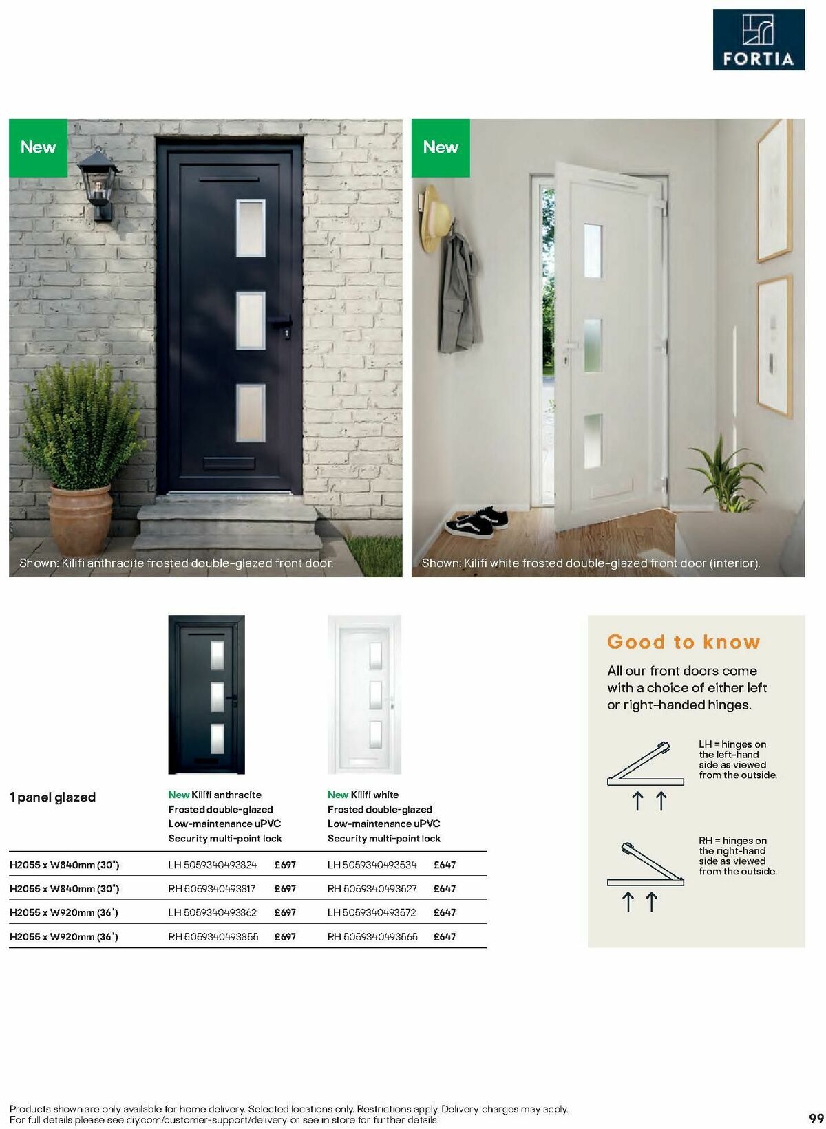 B&Q Doors, Windows & Interiors Offers from 1 October