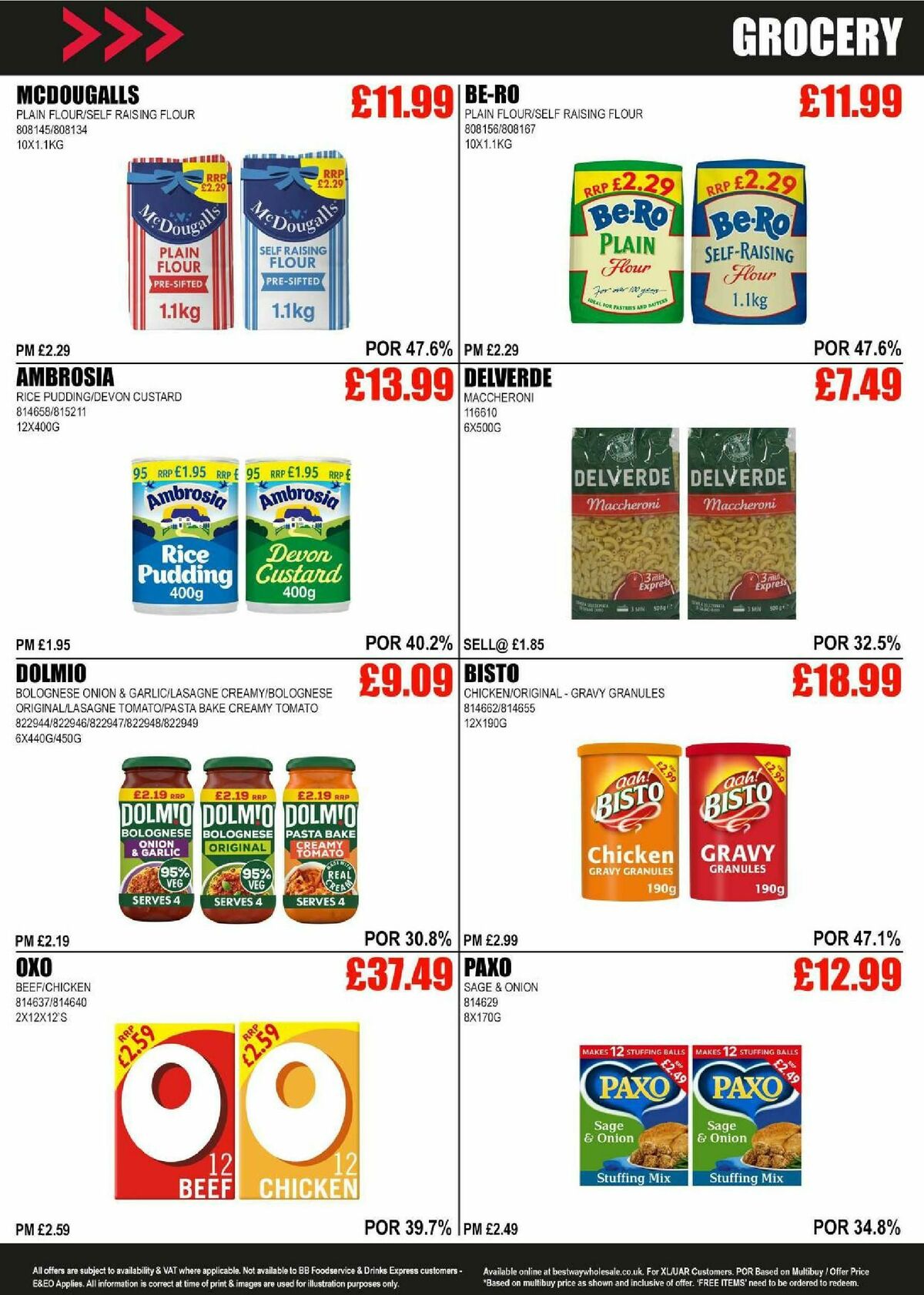 Bestway Wholesale Offers from 15 November