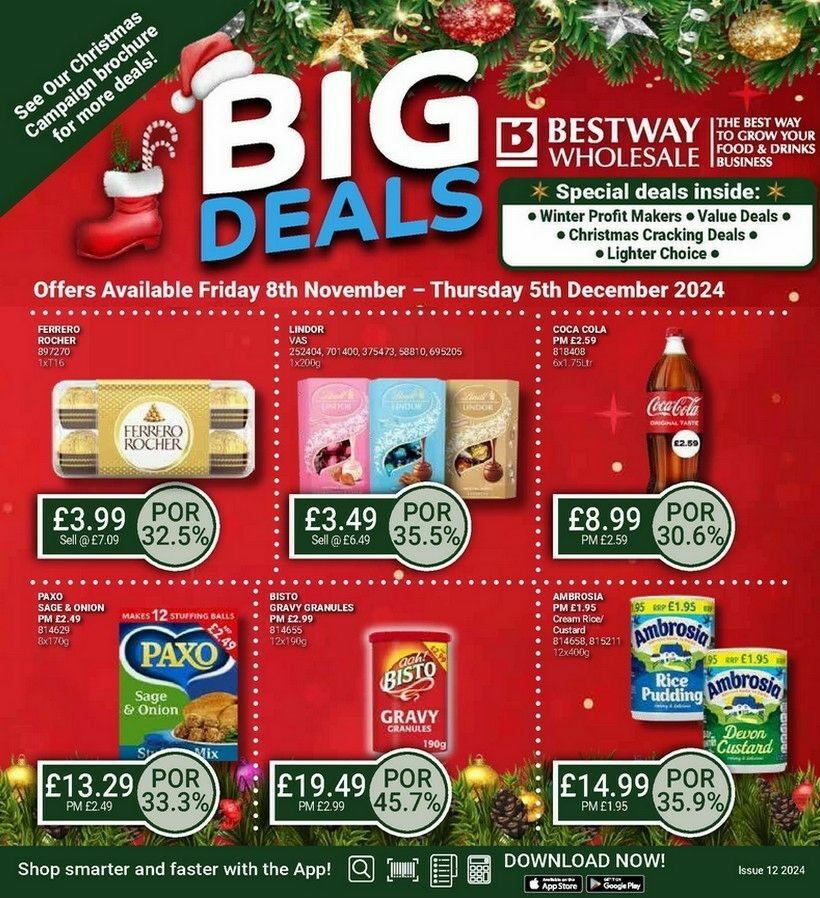 Bestway Wholesale The Big Deals Brochure Offers from 8 November