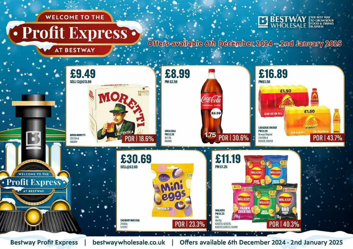 Bestway Wholesale Christmas Deals Offers from 6 December