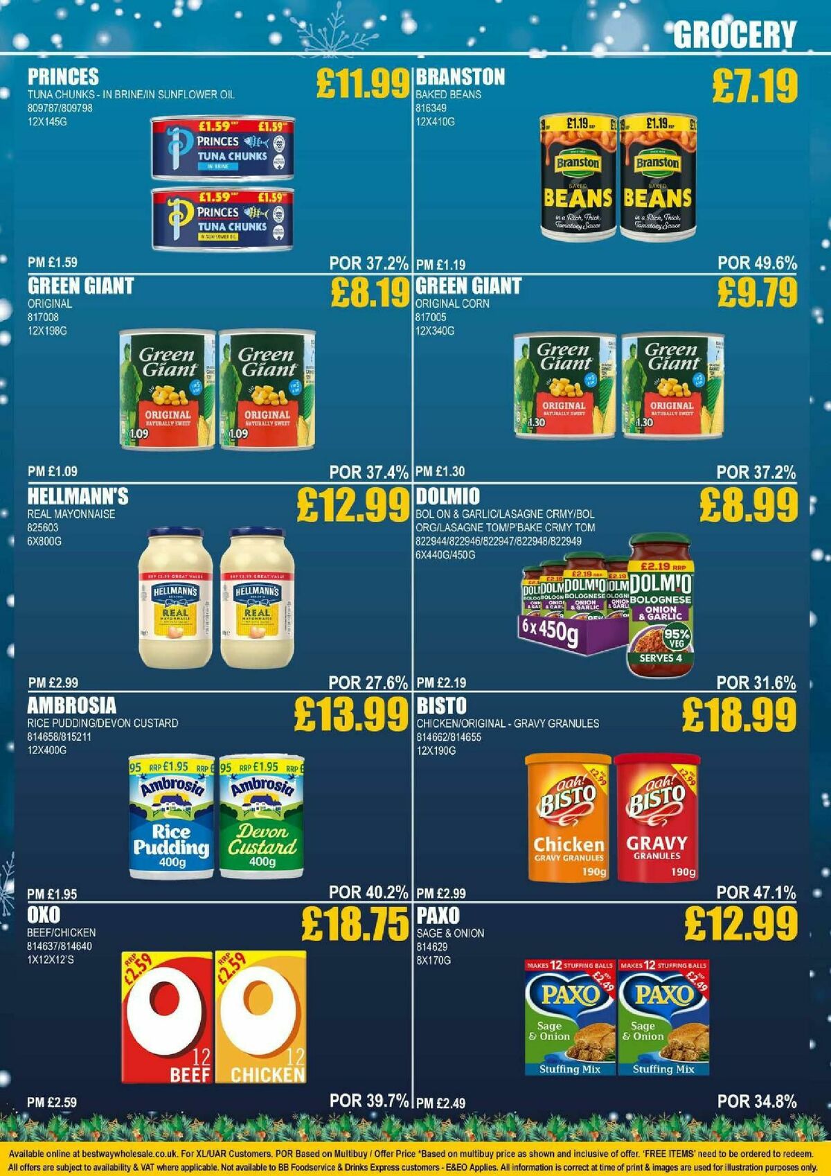 Bestway Wholesale Offers from 13 December