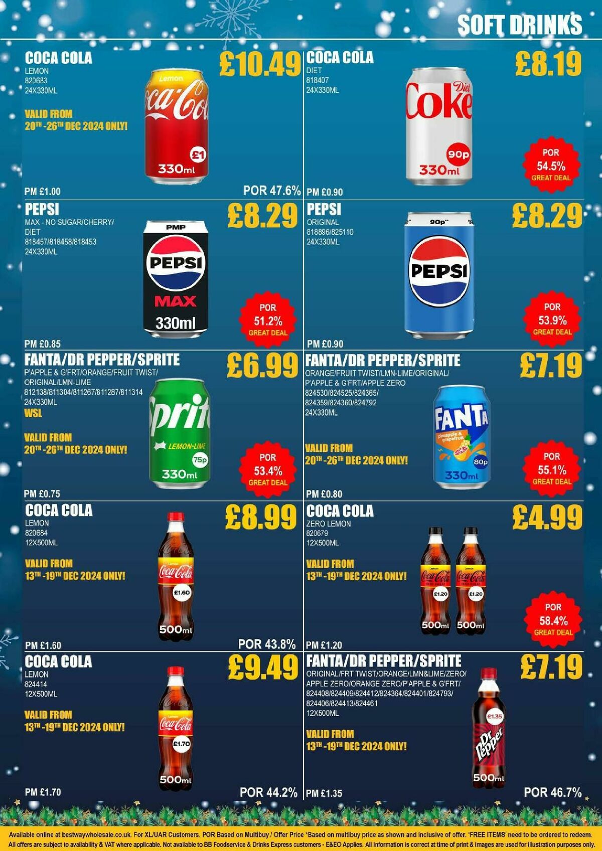 Bestway Wholesale Offers from 13 December