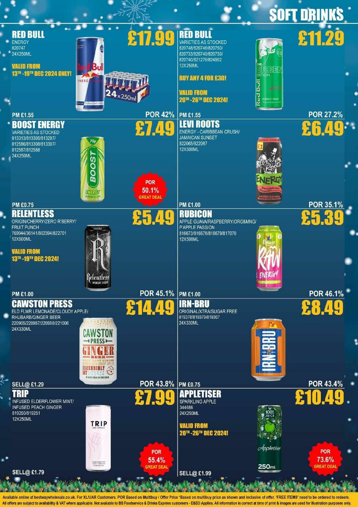 Bestway Wholesale Offers from 13 December