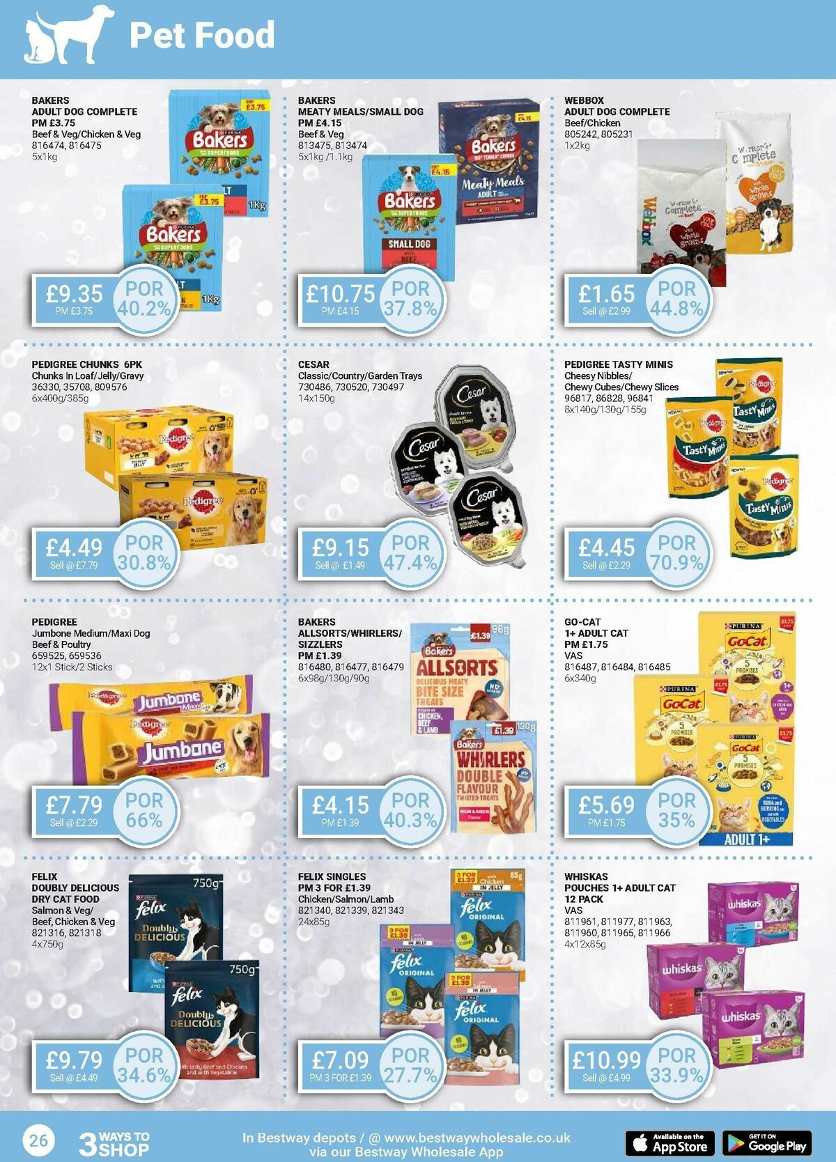 Bestway Wholesale Offers from 3 January