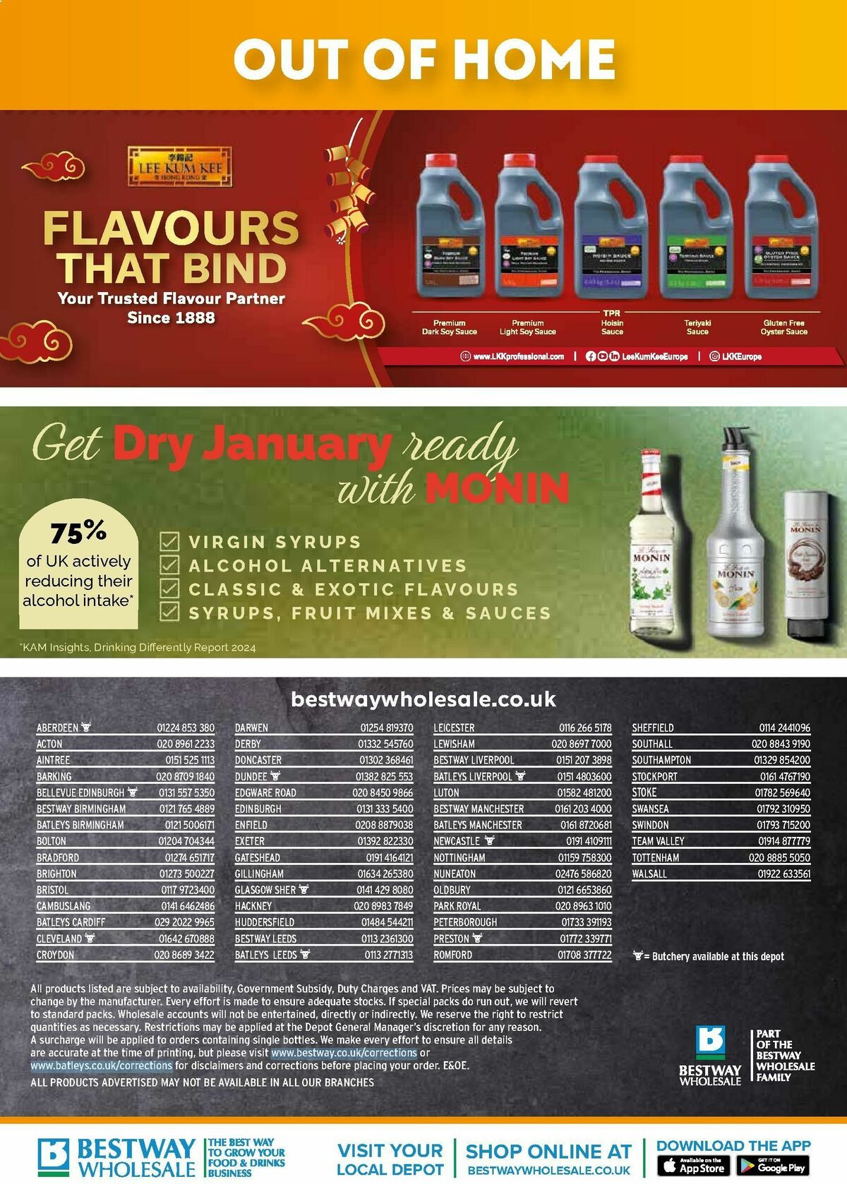 Bestway Wholesale Kitchen Savers Offers from 3 January