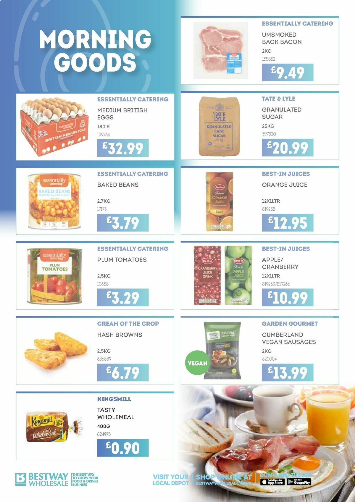 Bestway Wholesale Kitchen Savers Offers from 3 January