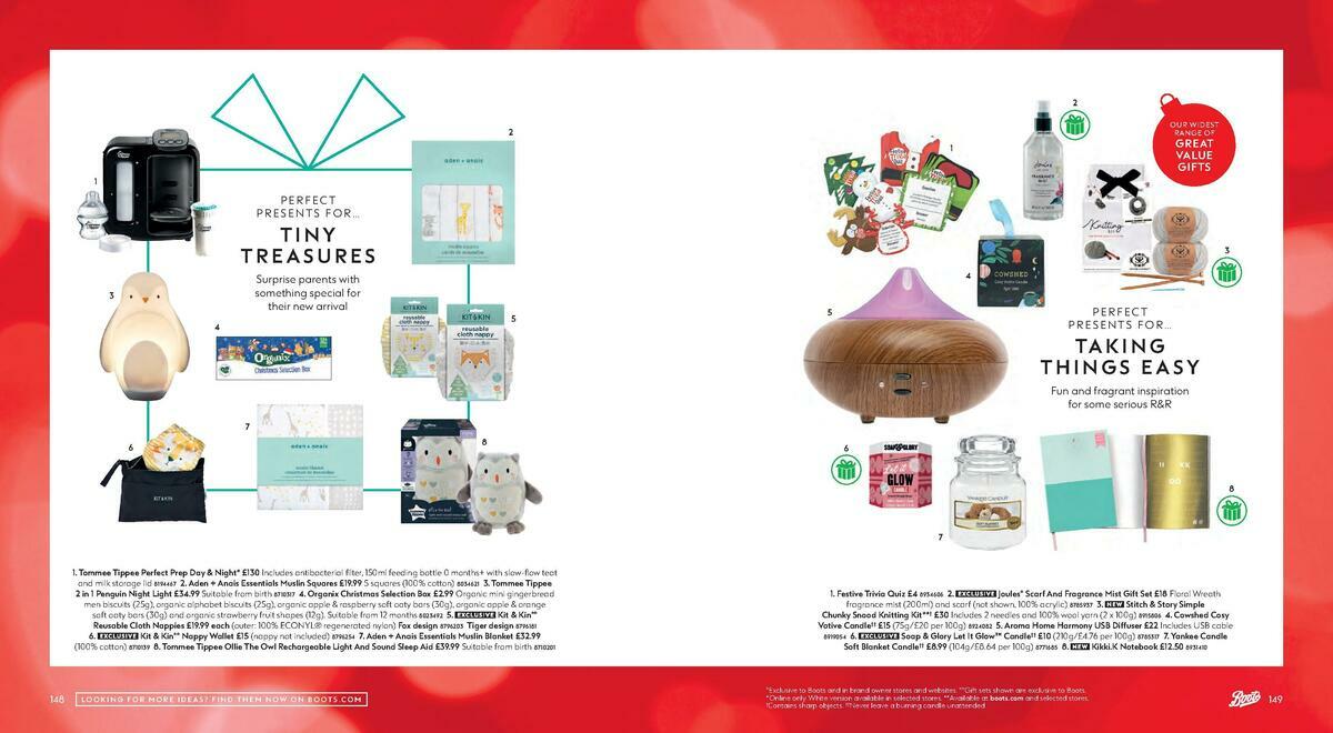 Boots Christmas Gift Guide Offers from 1 October