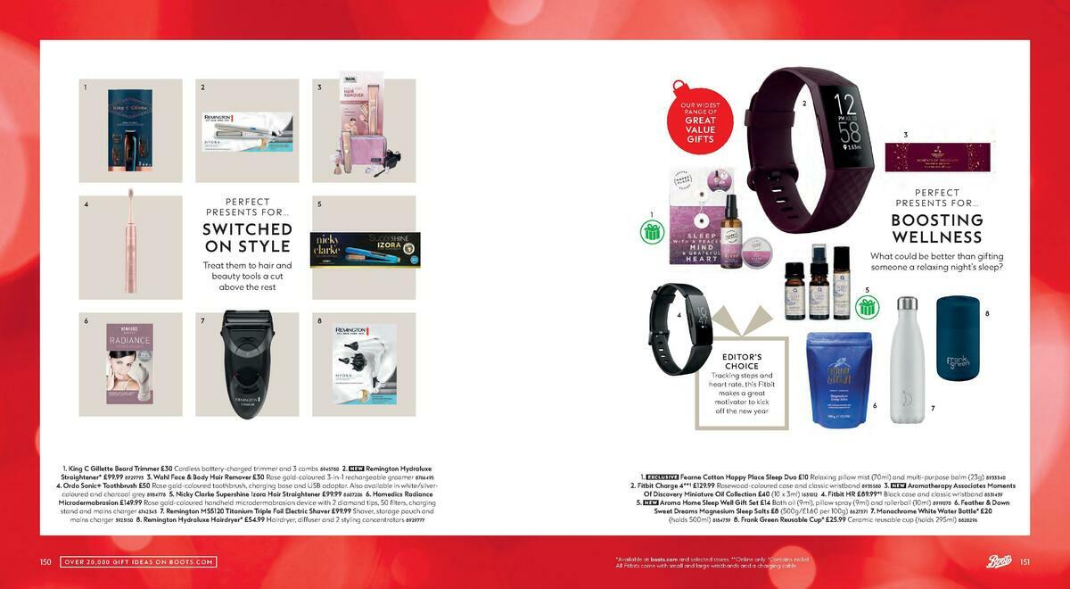 Boots Christmas Gift Guide Offers from 1 October