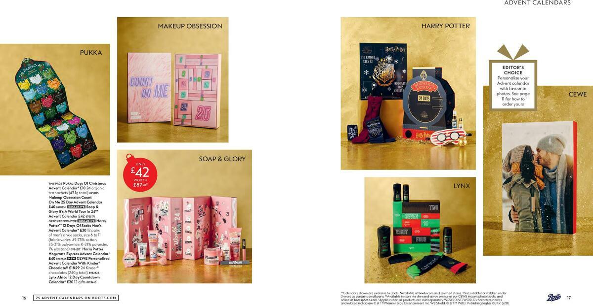 Boots Christmas Gift Guide Offers from 1 October