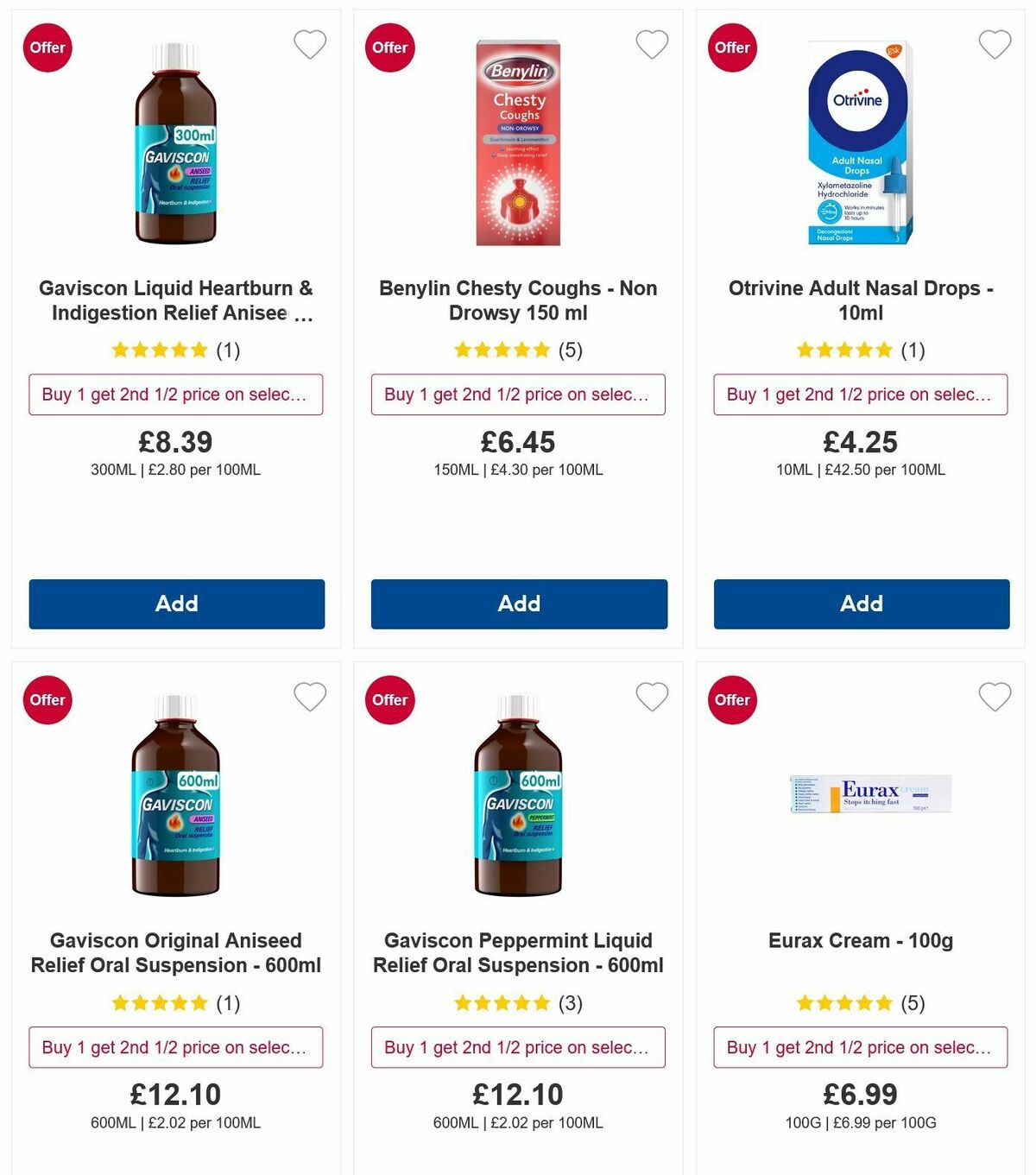 Boots Offers from 5 October