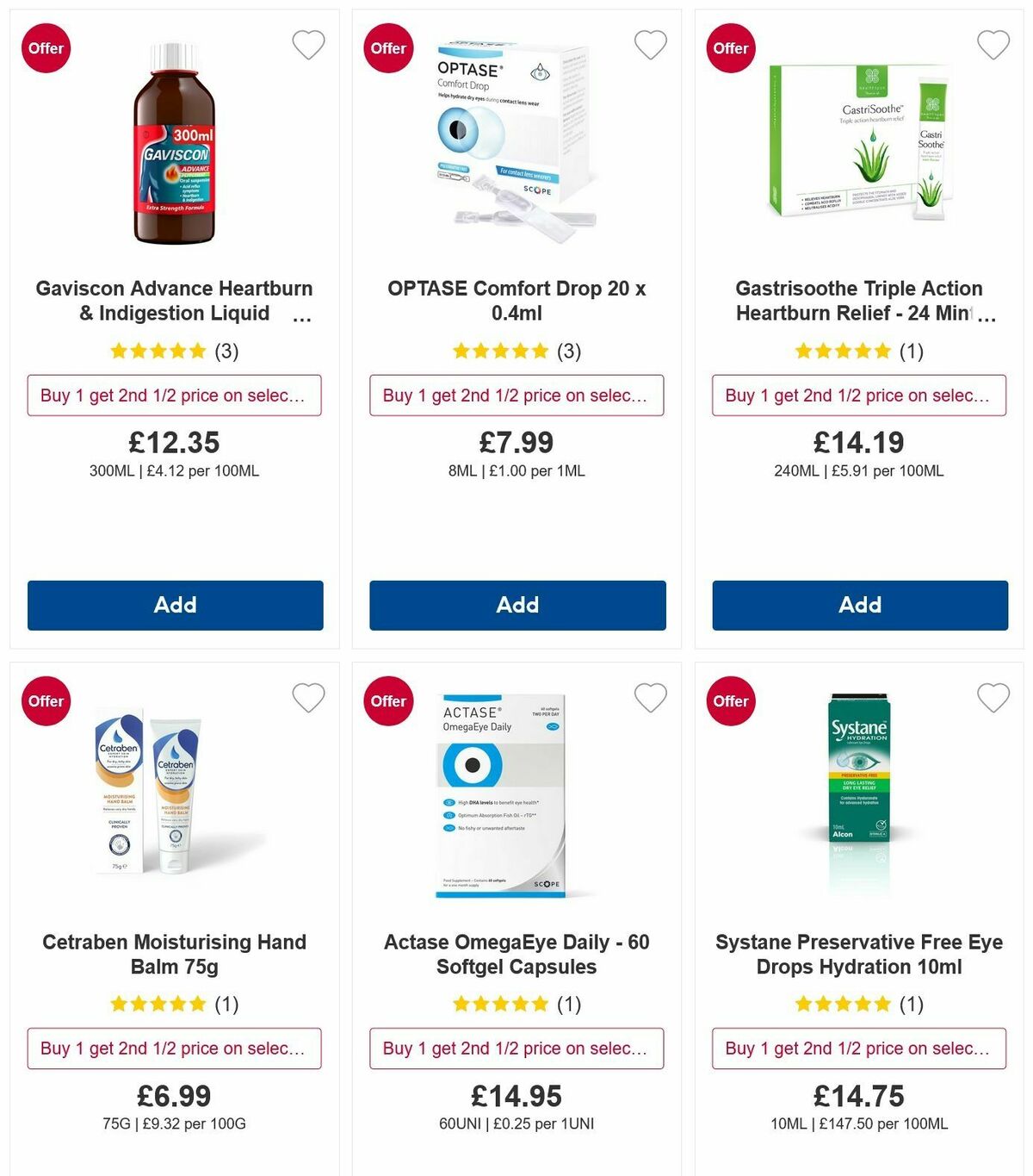 Boots Offers from 5 October