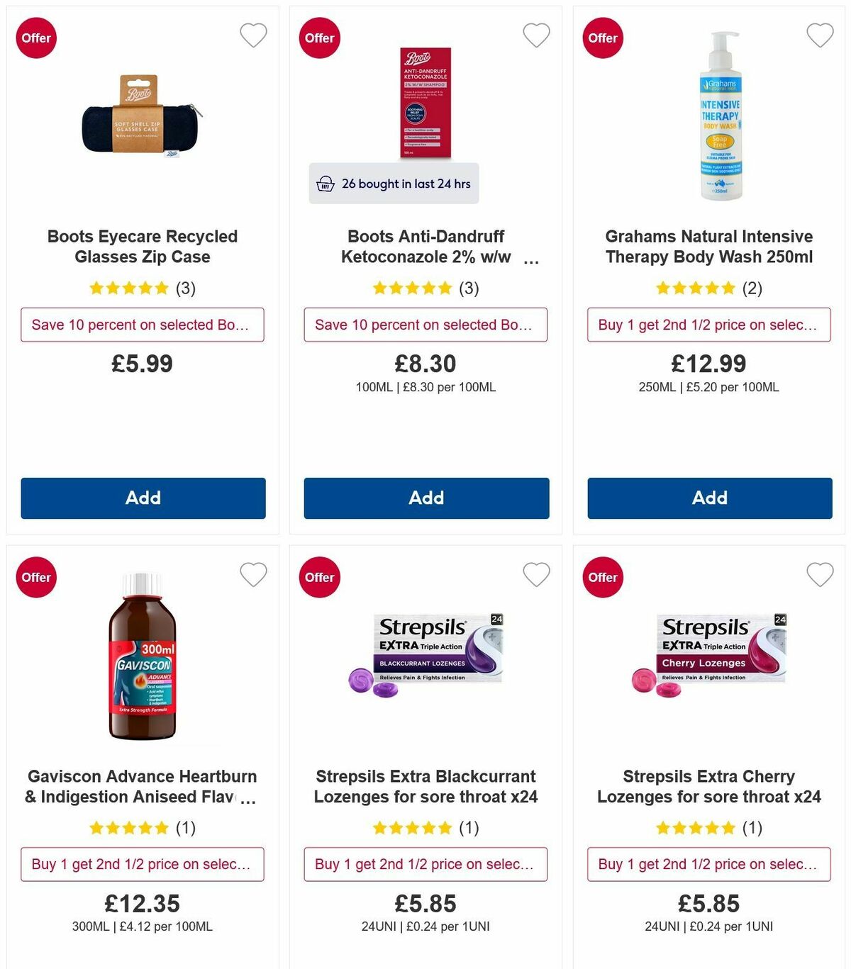 Boots Offers from 5 October