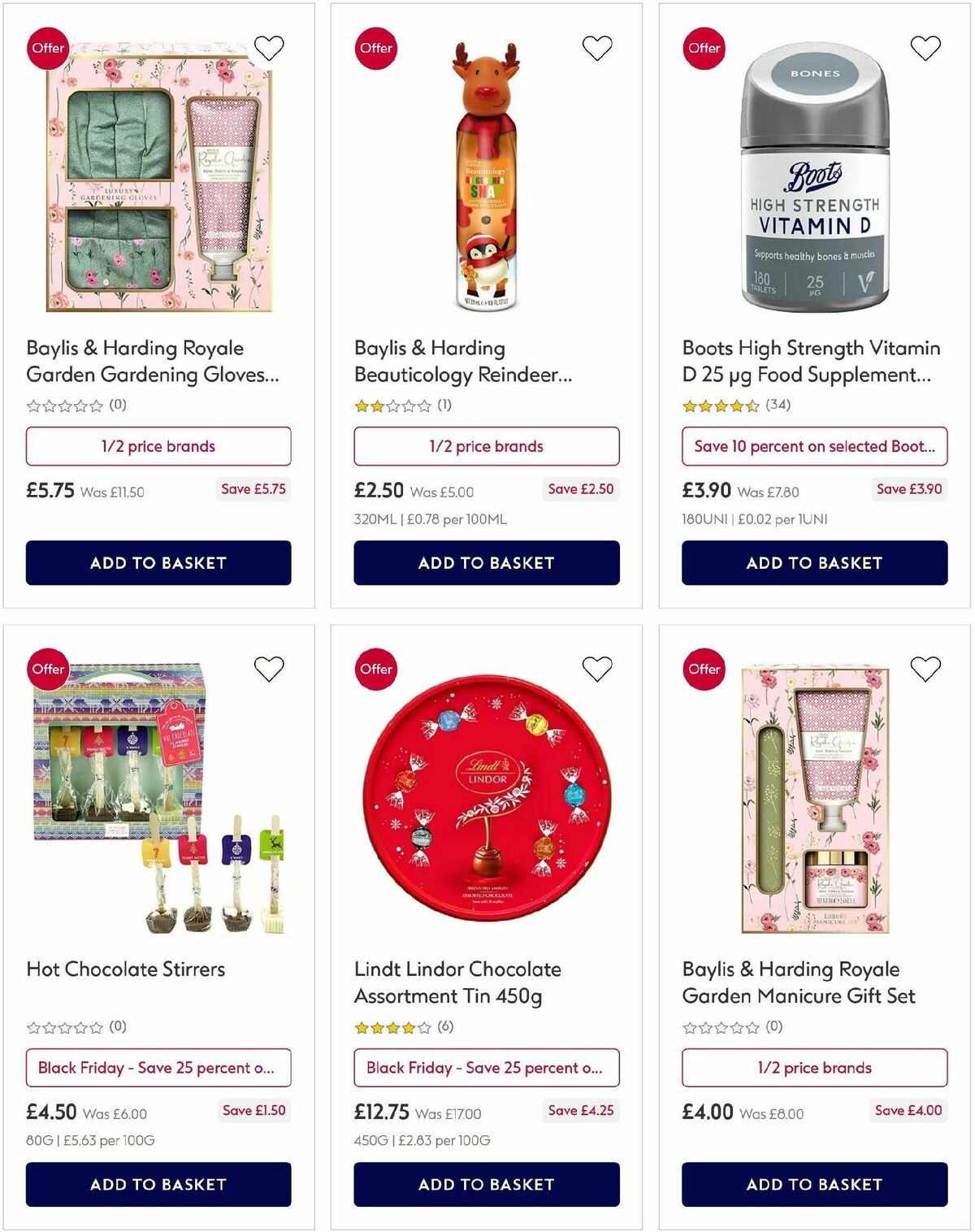 Boots Offers from 5 November