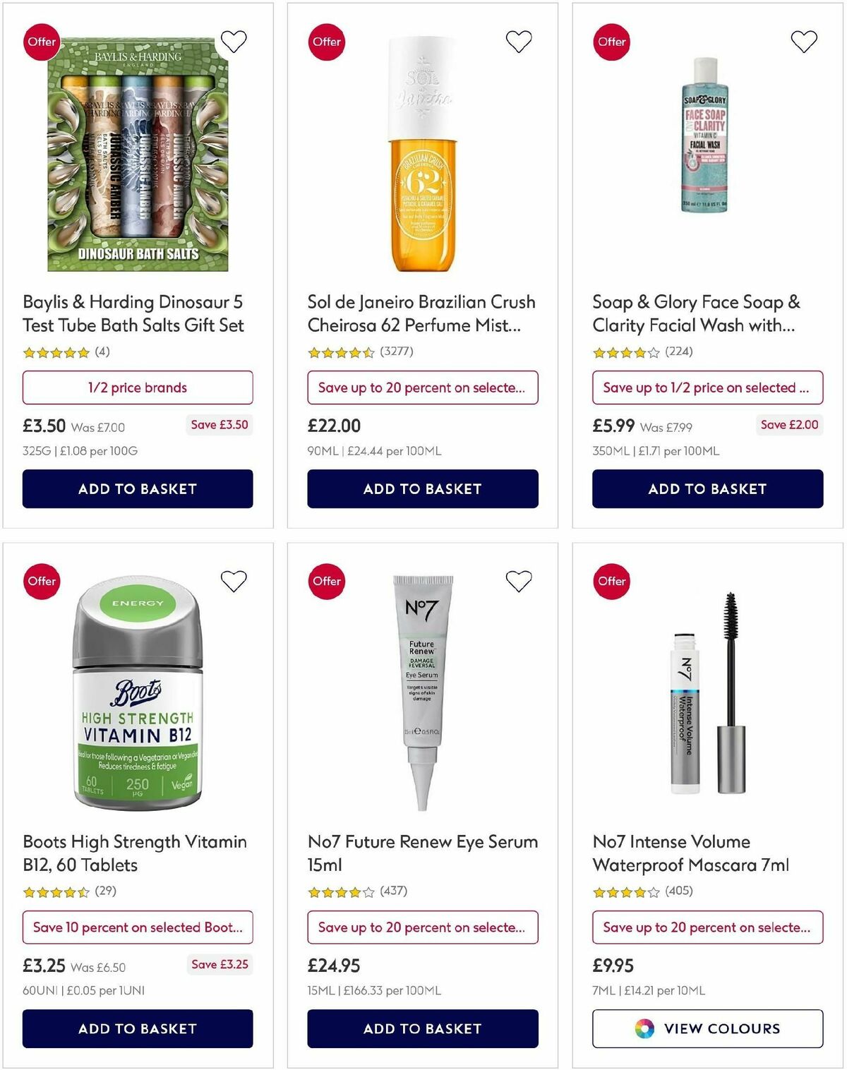 Boots Offers from 5 November