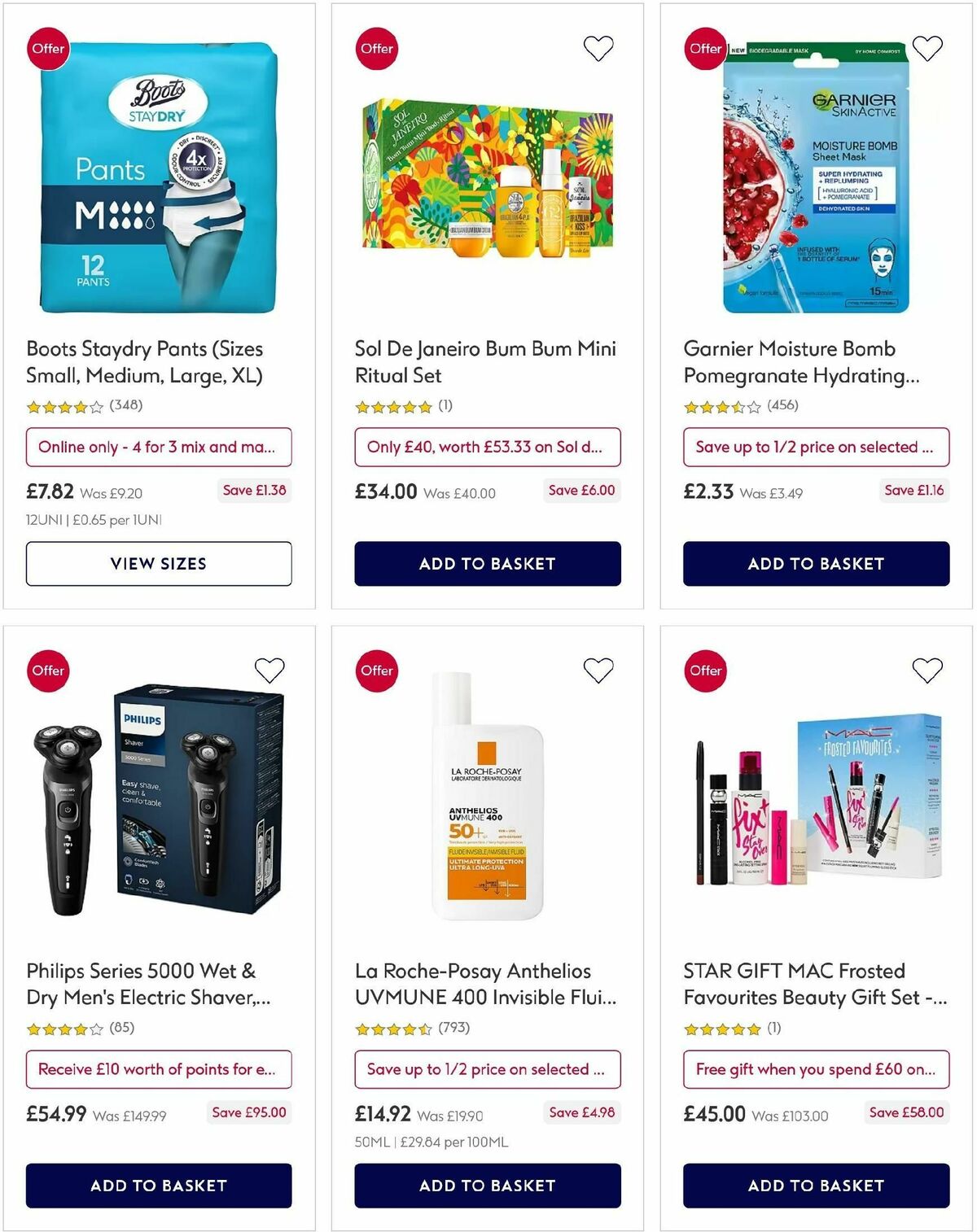 Boots Offers from 24 November