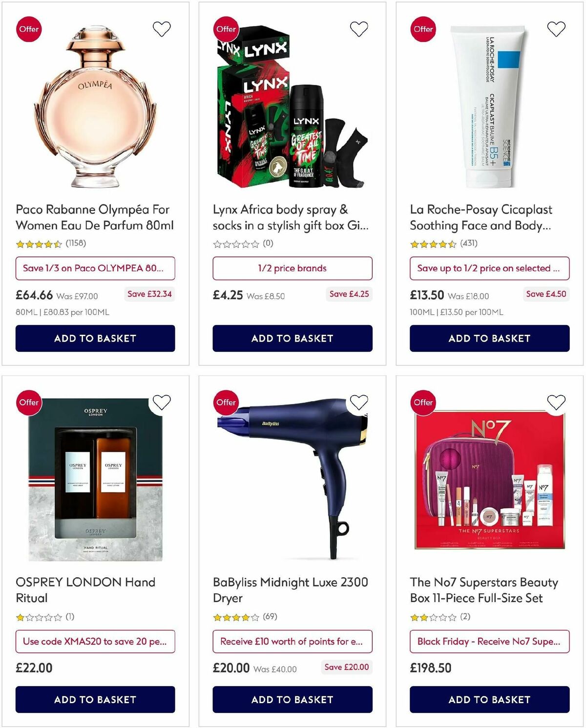 Boots Offers from 24 November