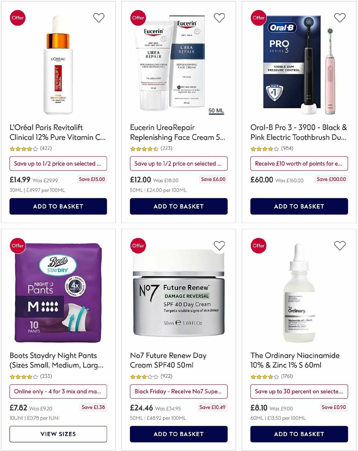 Boots Offers from 24 November