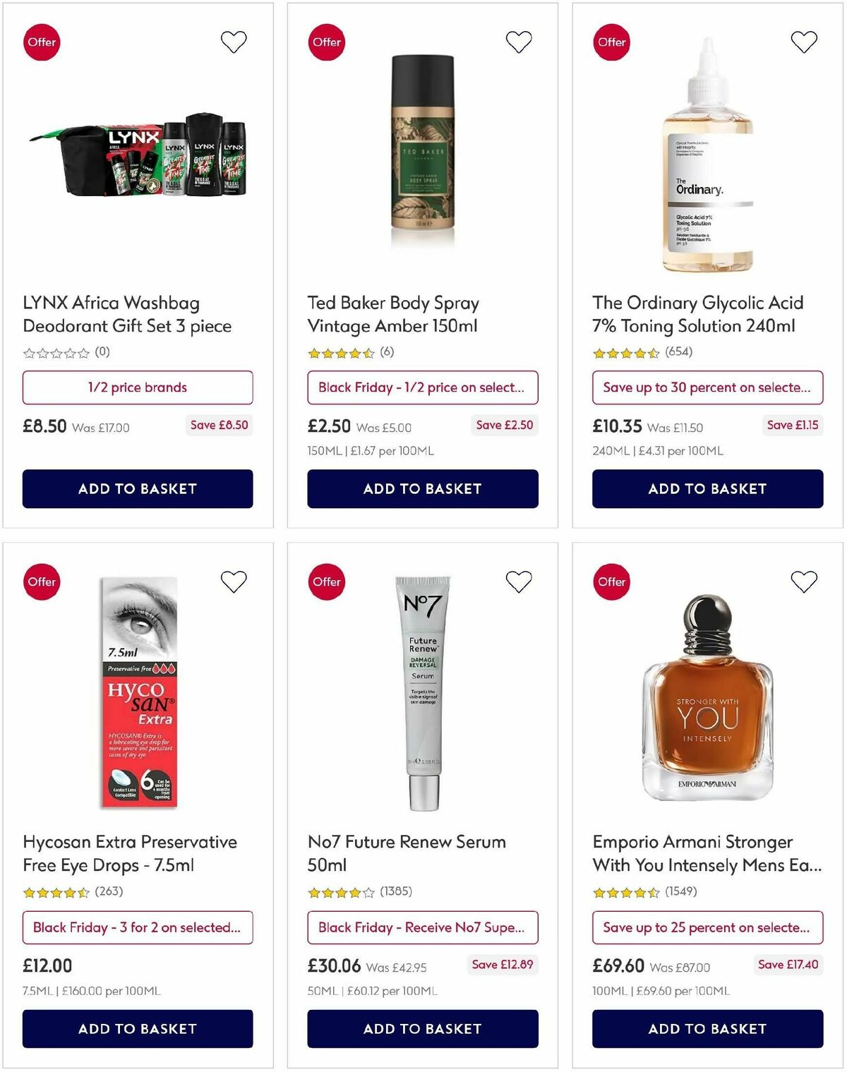 Boots Offers from 24 November