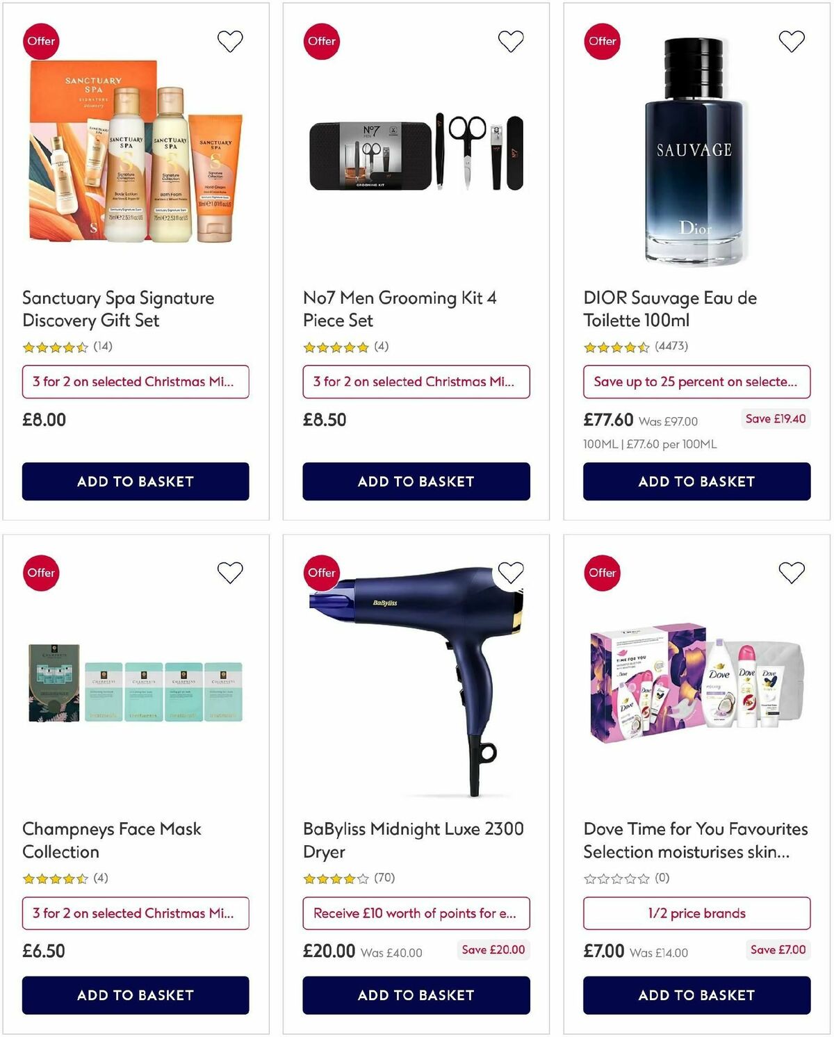 Boots Offers from 27 November