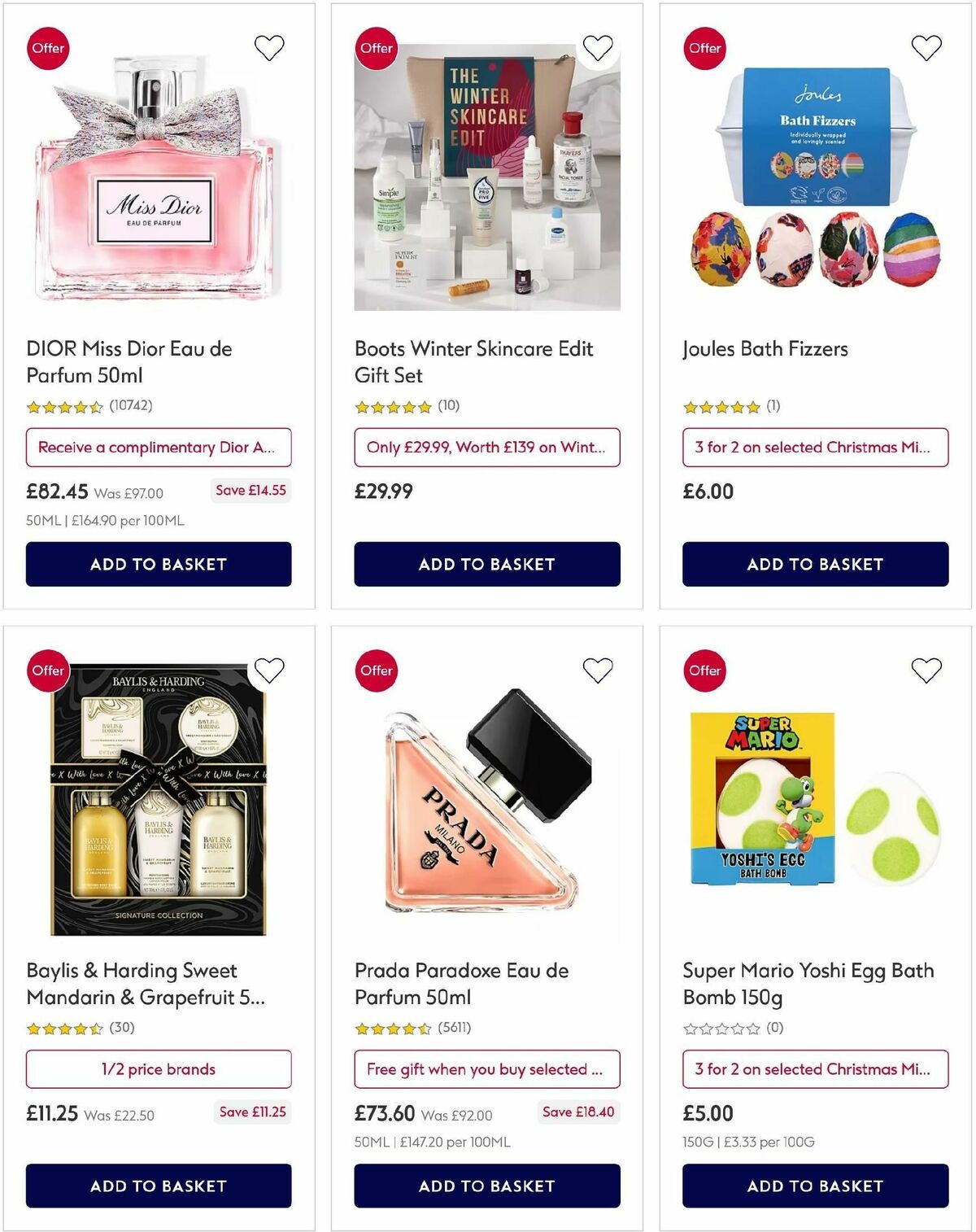 Boots Offers from 27 November