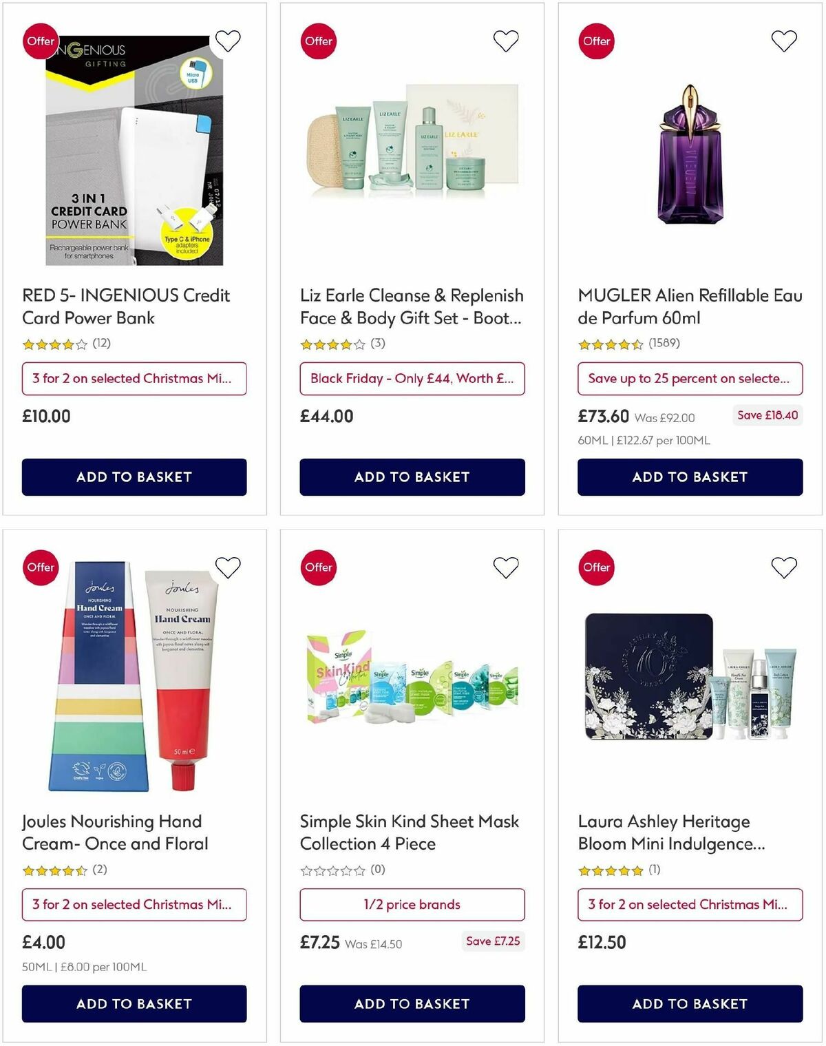 Boots Offers from 27 November