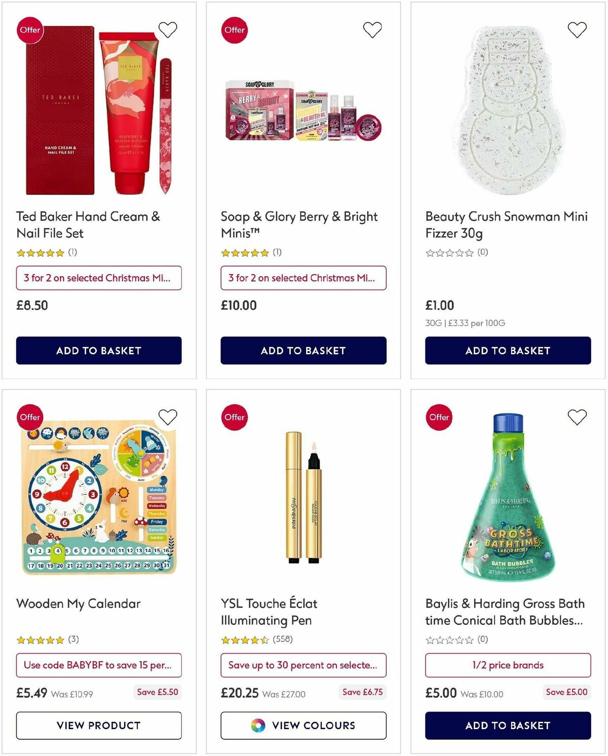 Boots Offers from 27 November