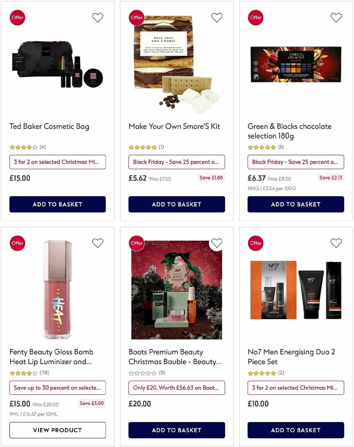 Boots Offers from 27 November